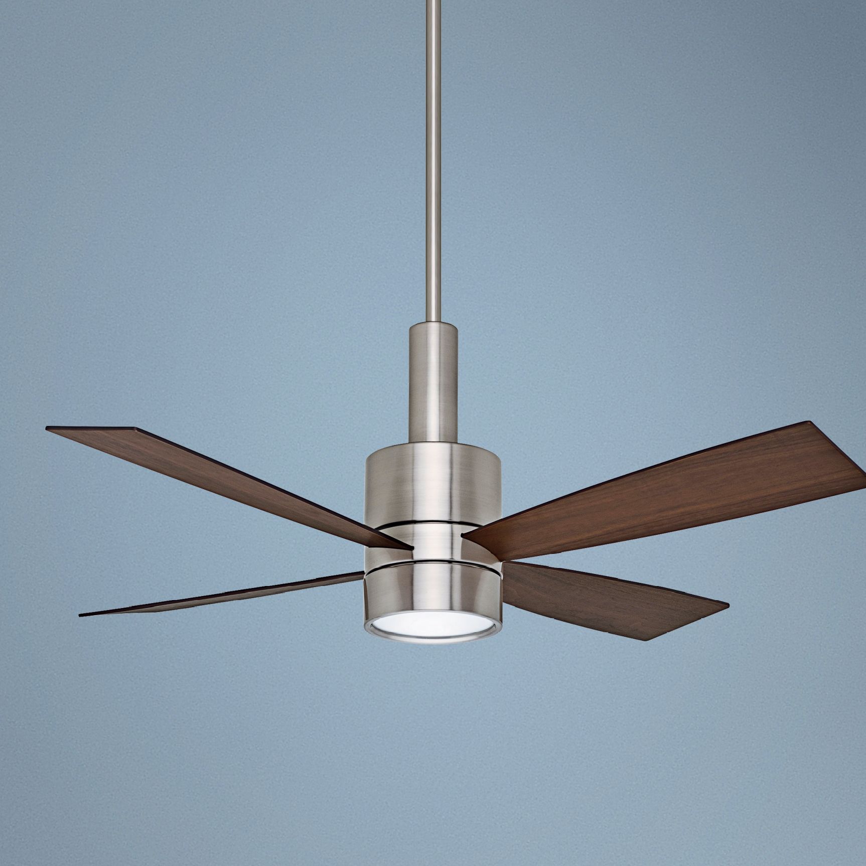 54" Casablanca Bullet Brushed Nickel Ceiling Fan