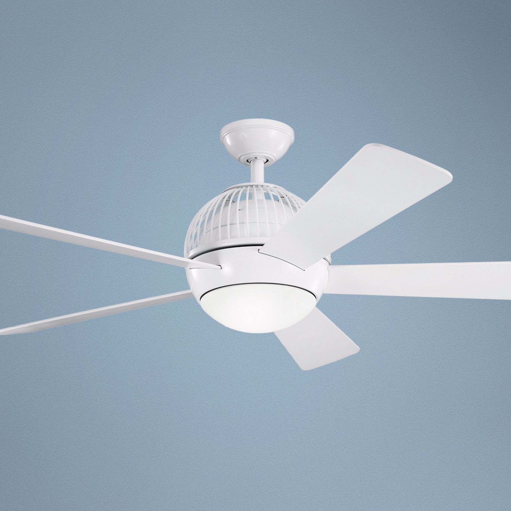 52" Kichler Botella White Ceiling Fan