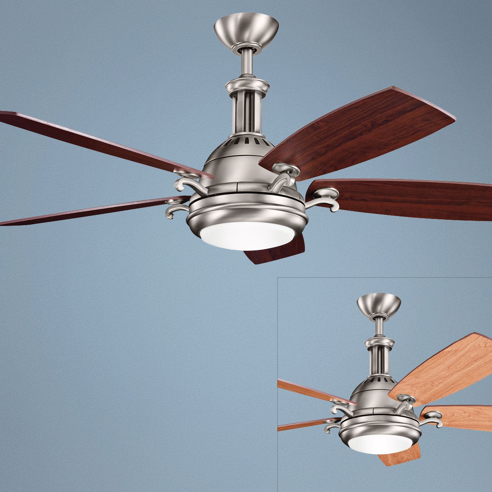 52" Kichler Saint Andrews Antique Pewter Ceiling Fan