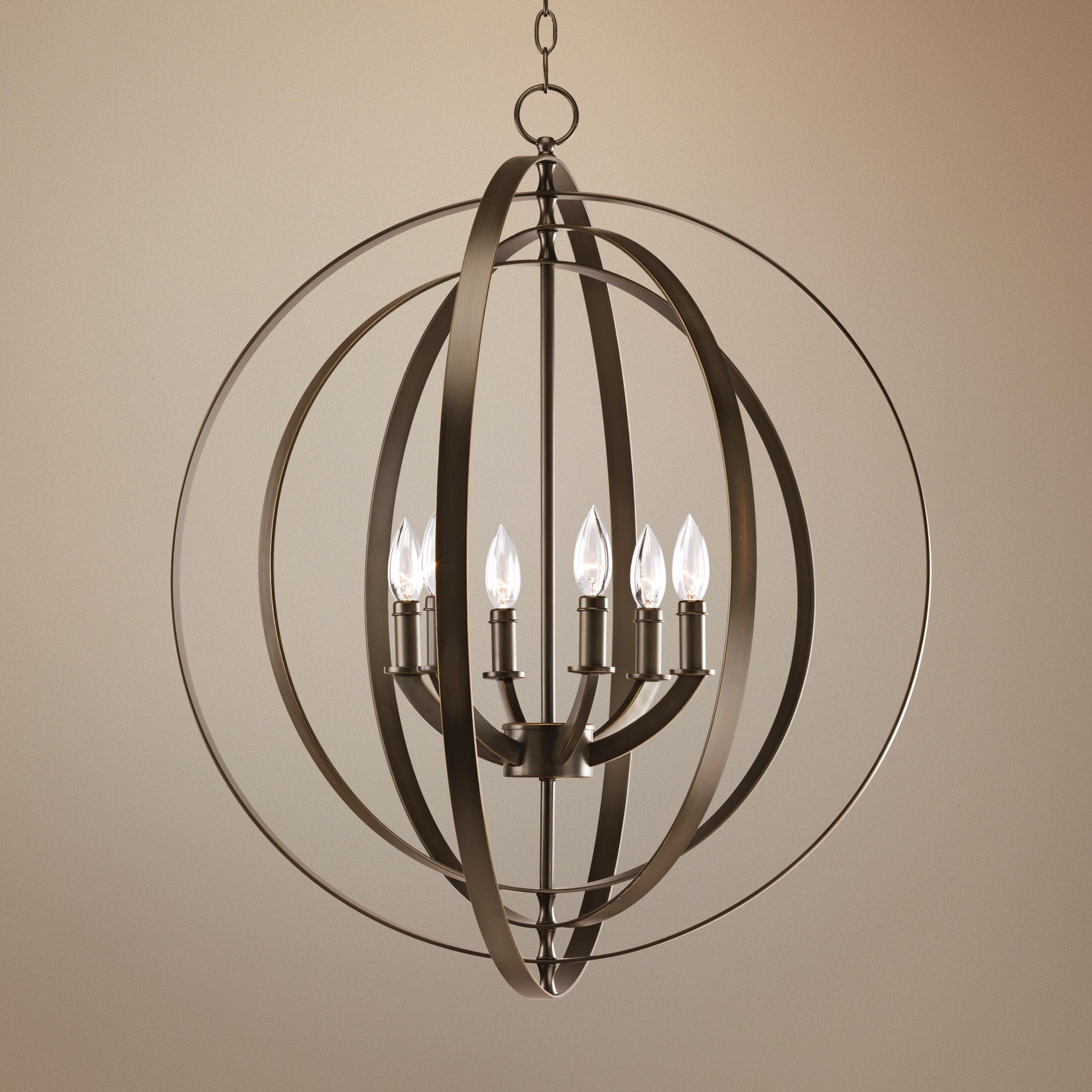 Equinox Collection Bronze 27 3/4" Wide Pendant Light