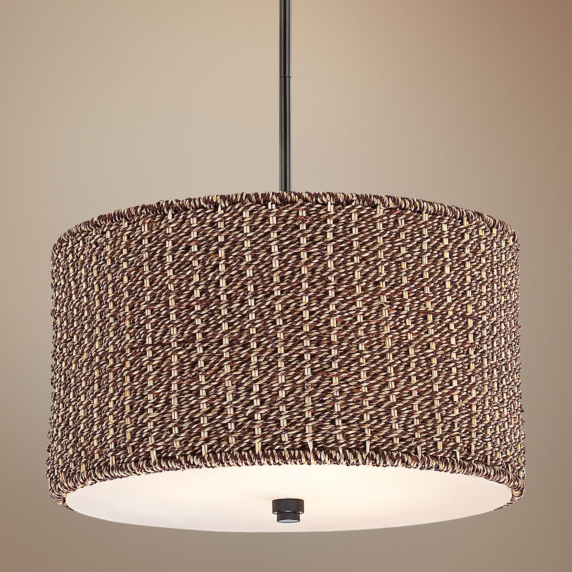 Quoizel Bradbury Mystic Black 22" Wide Pendant Light