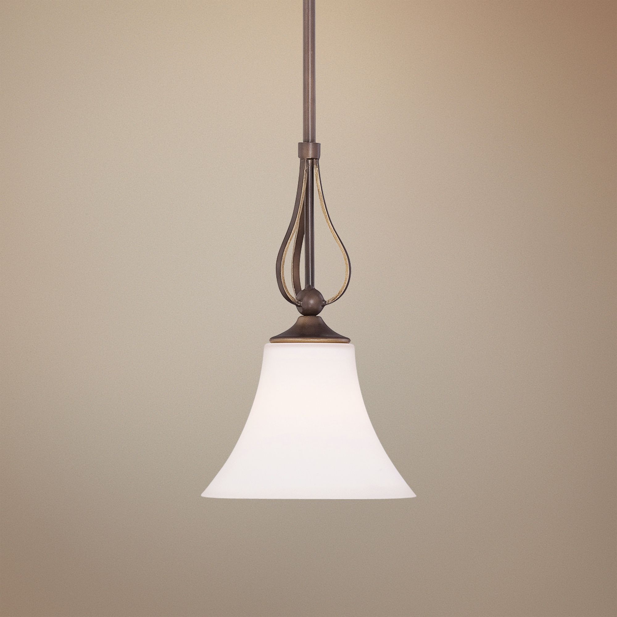 Quoizel Sophia Palladian Bronze Mini Pendant Light