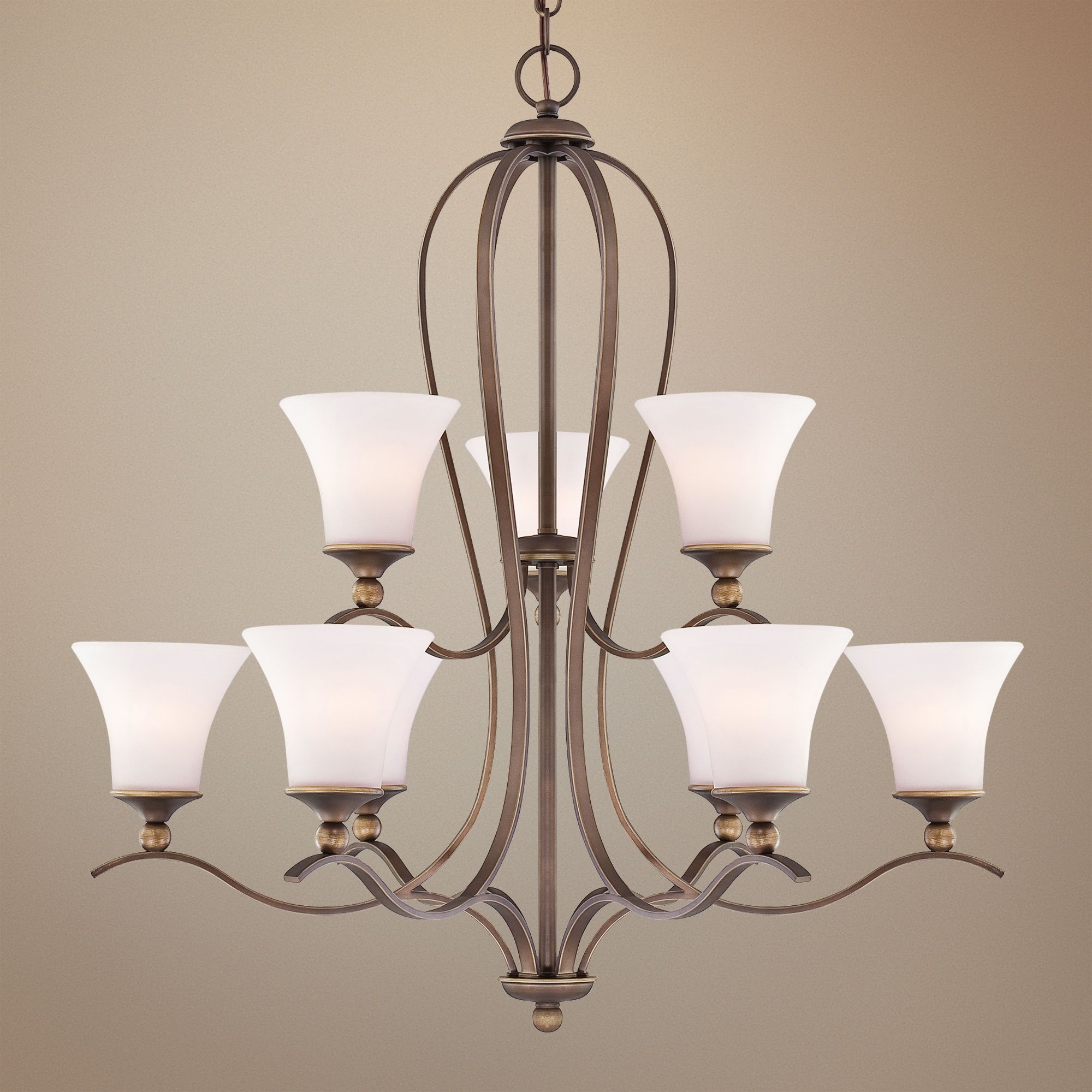 Quoizel Sophia Two Tier 9-Light Entry Chandelier