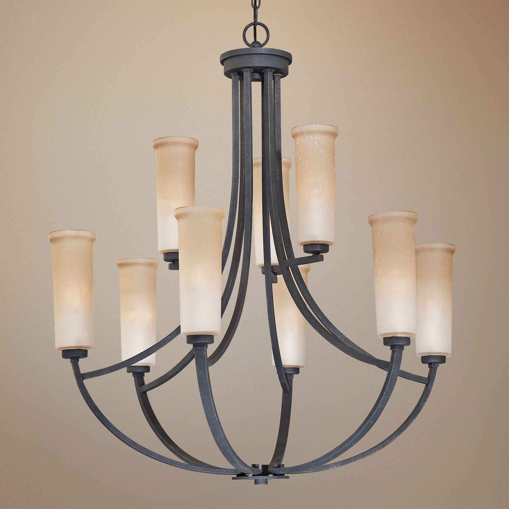 Quoizel Caitlyn Two Tier 9-Light Entry Chandelier