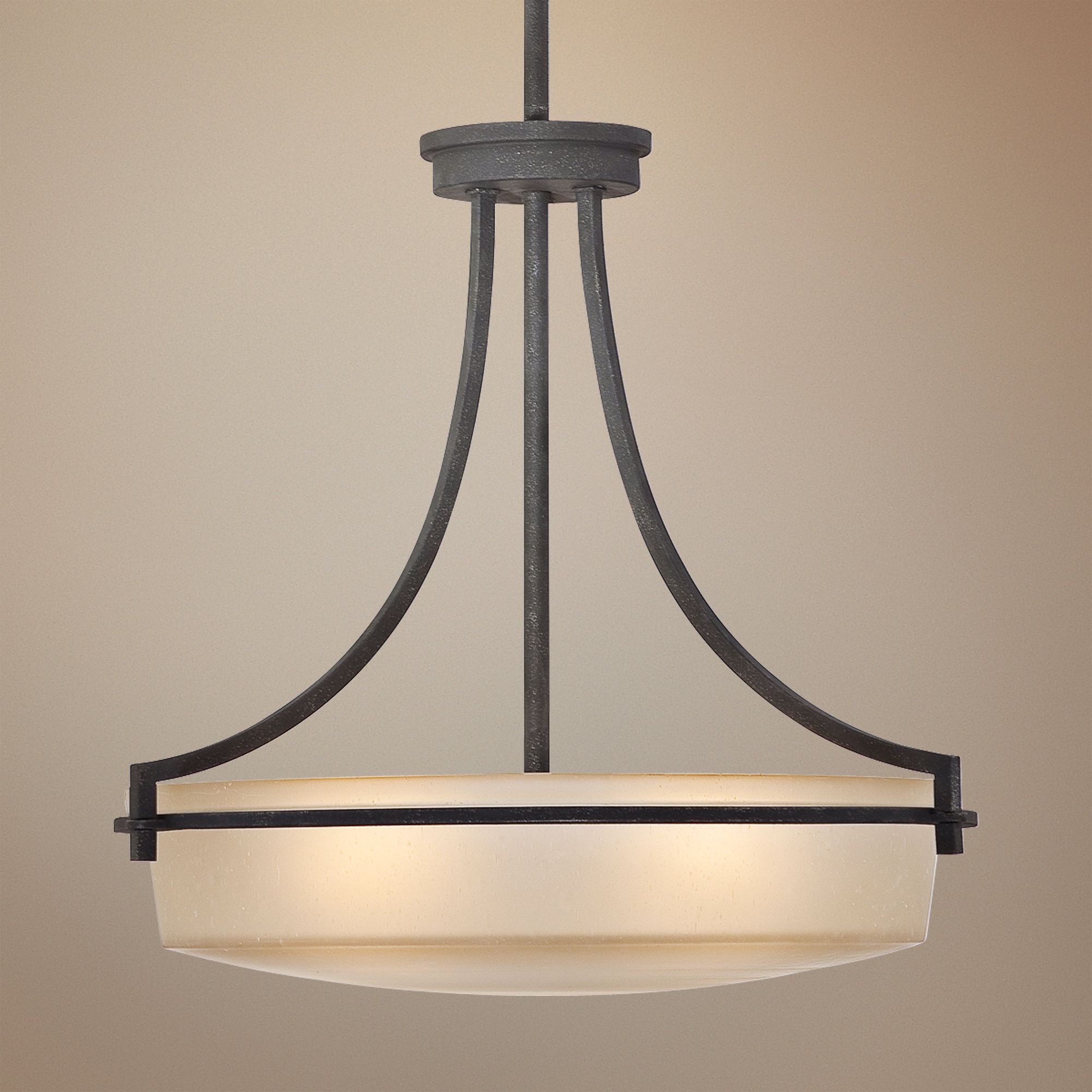 Quoizel Caitlyn Grey Ash Pendant Chandelier