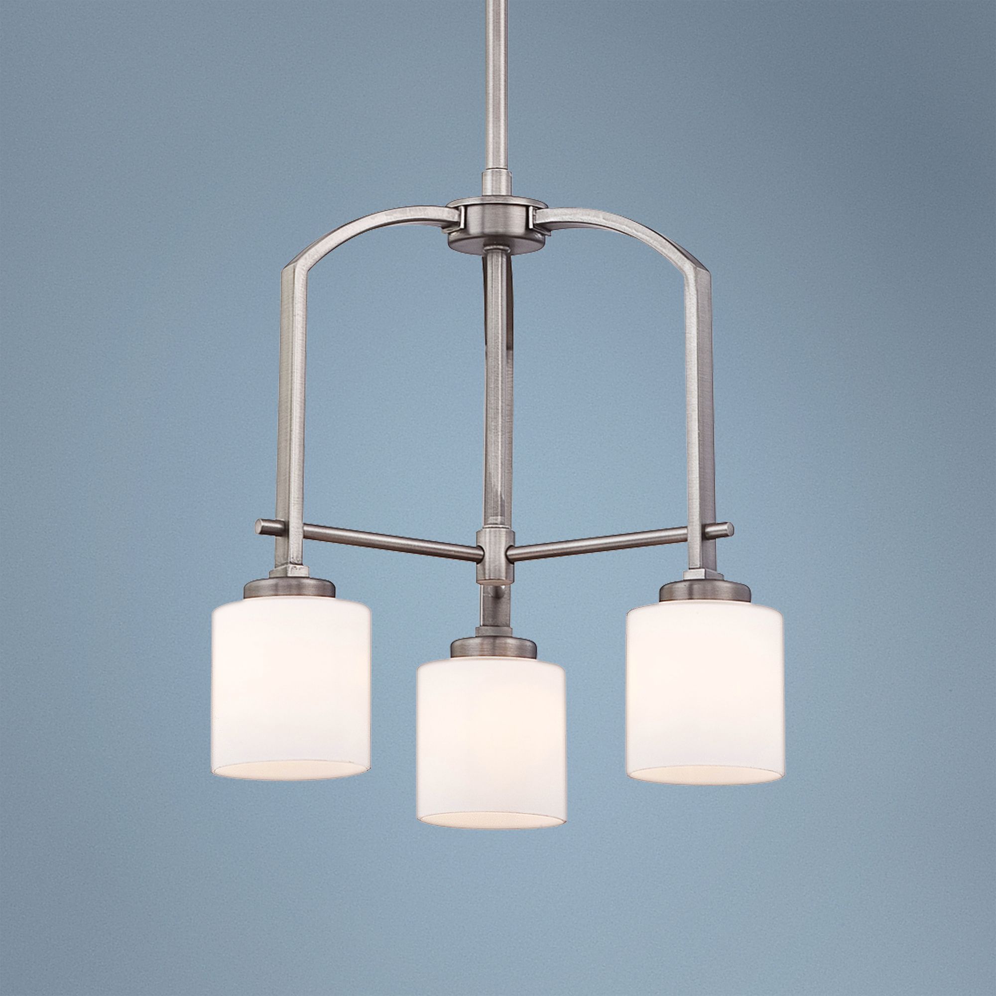Quoizel Taylor Antique Nickel Dinette Chandelier