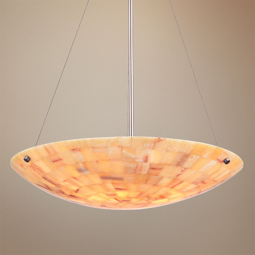 Forecast Hudson 18" Wide Onyx Mosaic Pendant Light