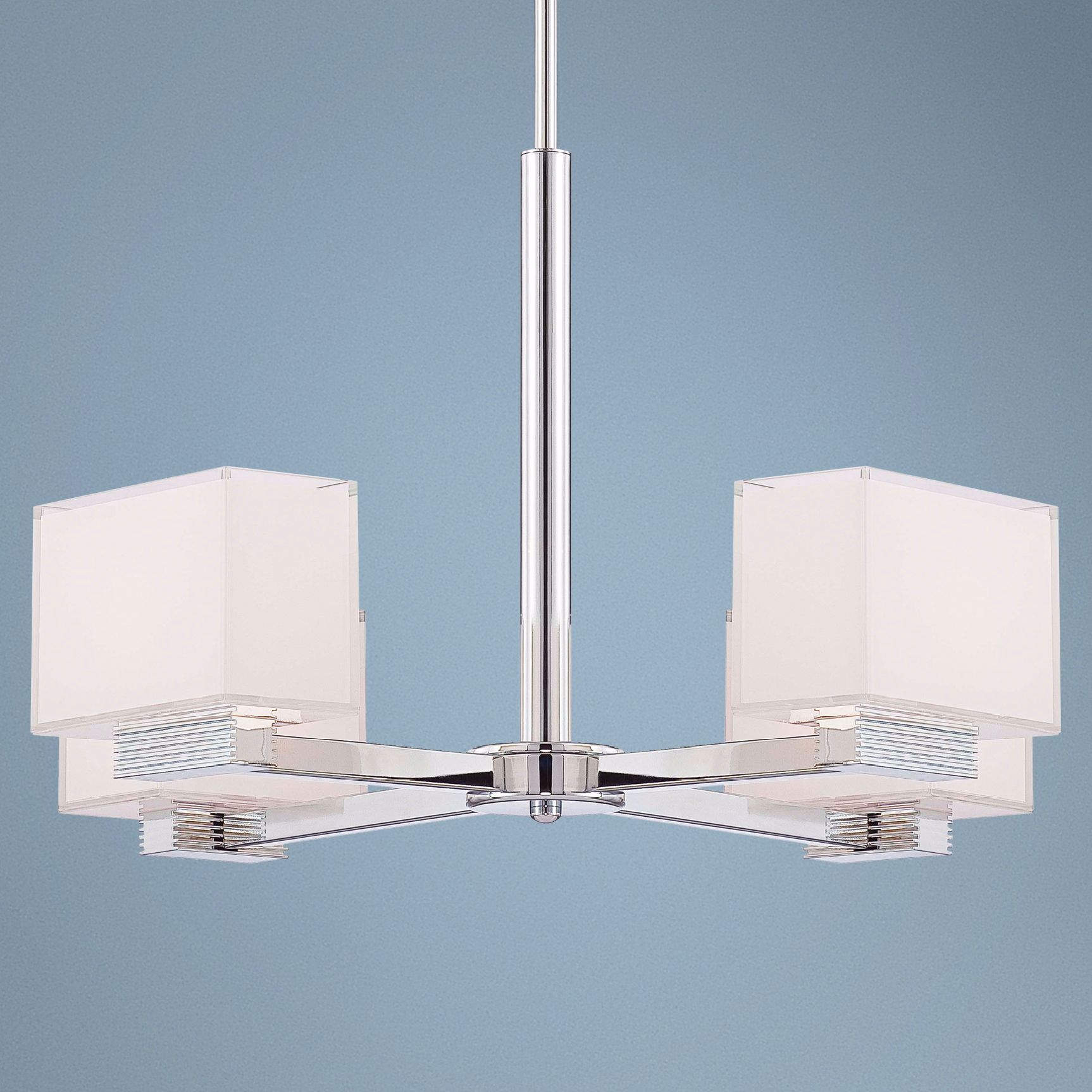 George Kovacs Cubism 22" Wide Pendant Chandelier