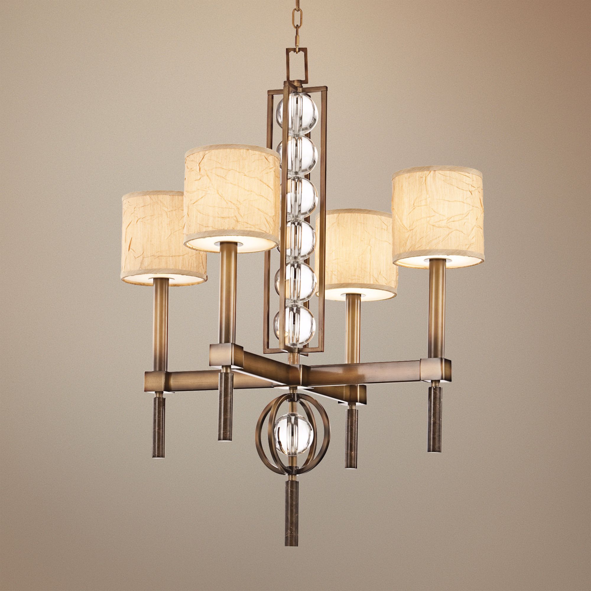 Kichler Celestial Cambridge Bronze 28" Wide Chandelier