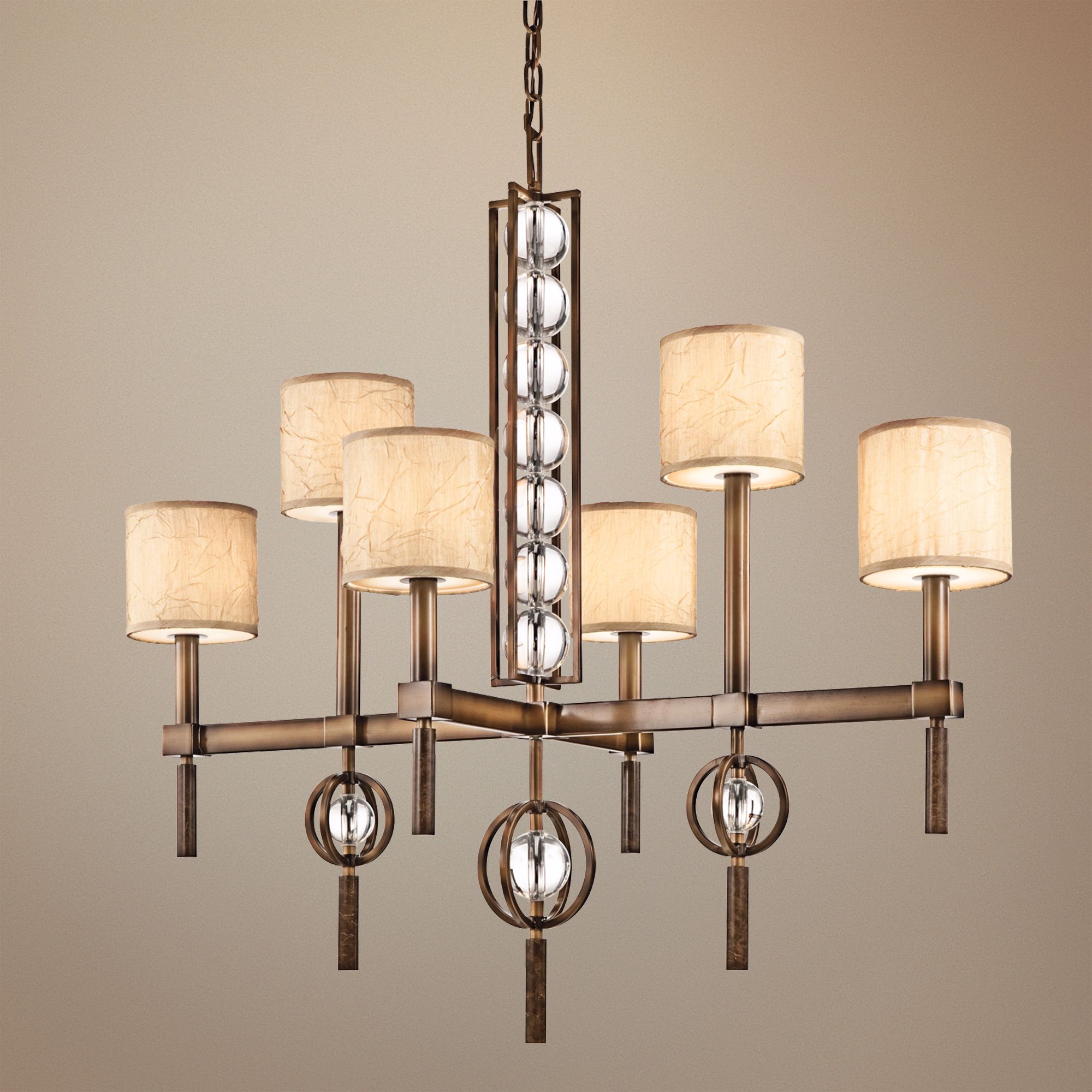 Kichler Celestial Cambridge Bronze 44" Wide Chandelier