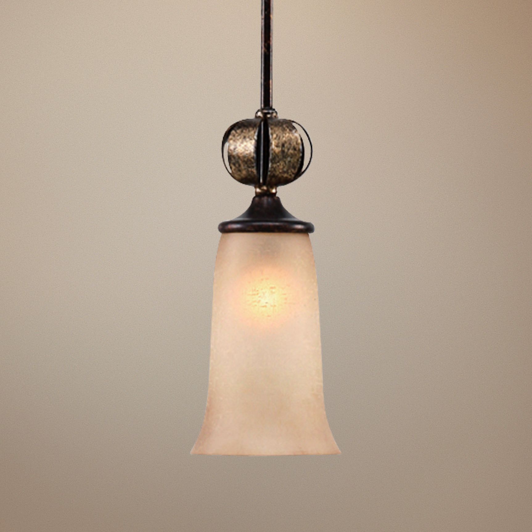Portland Fired Bronze Mini Pendant Chandelier