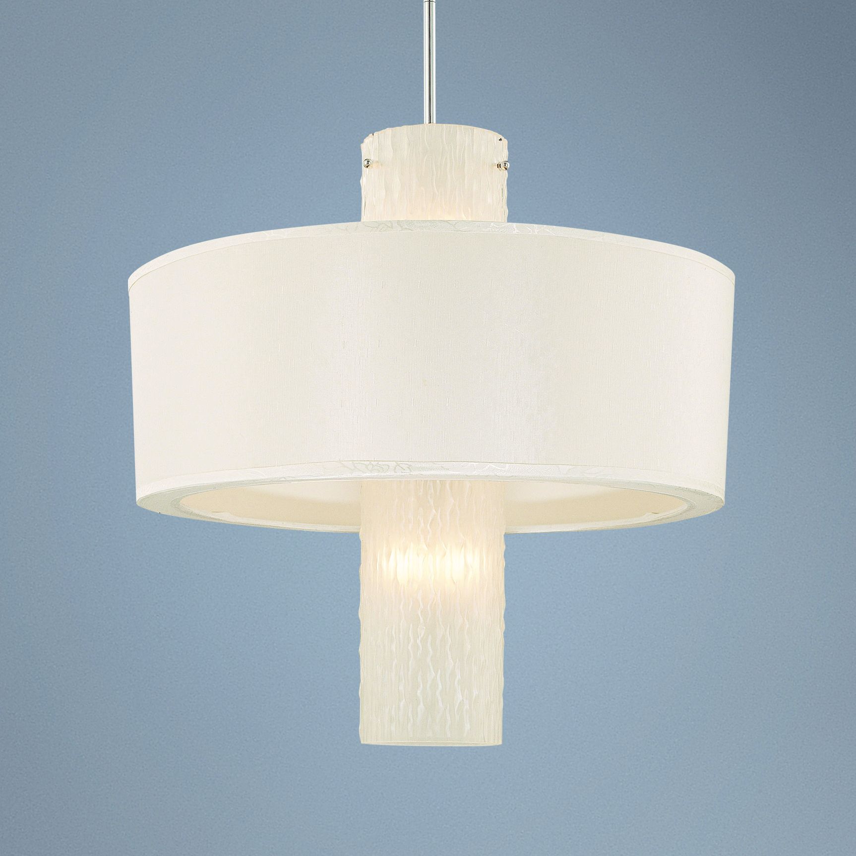 Mojito Collection Frosted Ice 22" Wide Pendant Chandelier