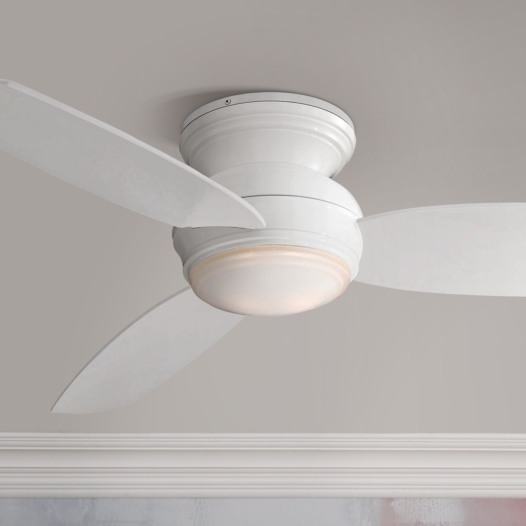 52" Minka Aire Concept White Outdoor Ceiling Fan