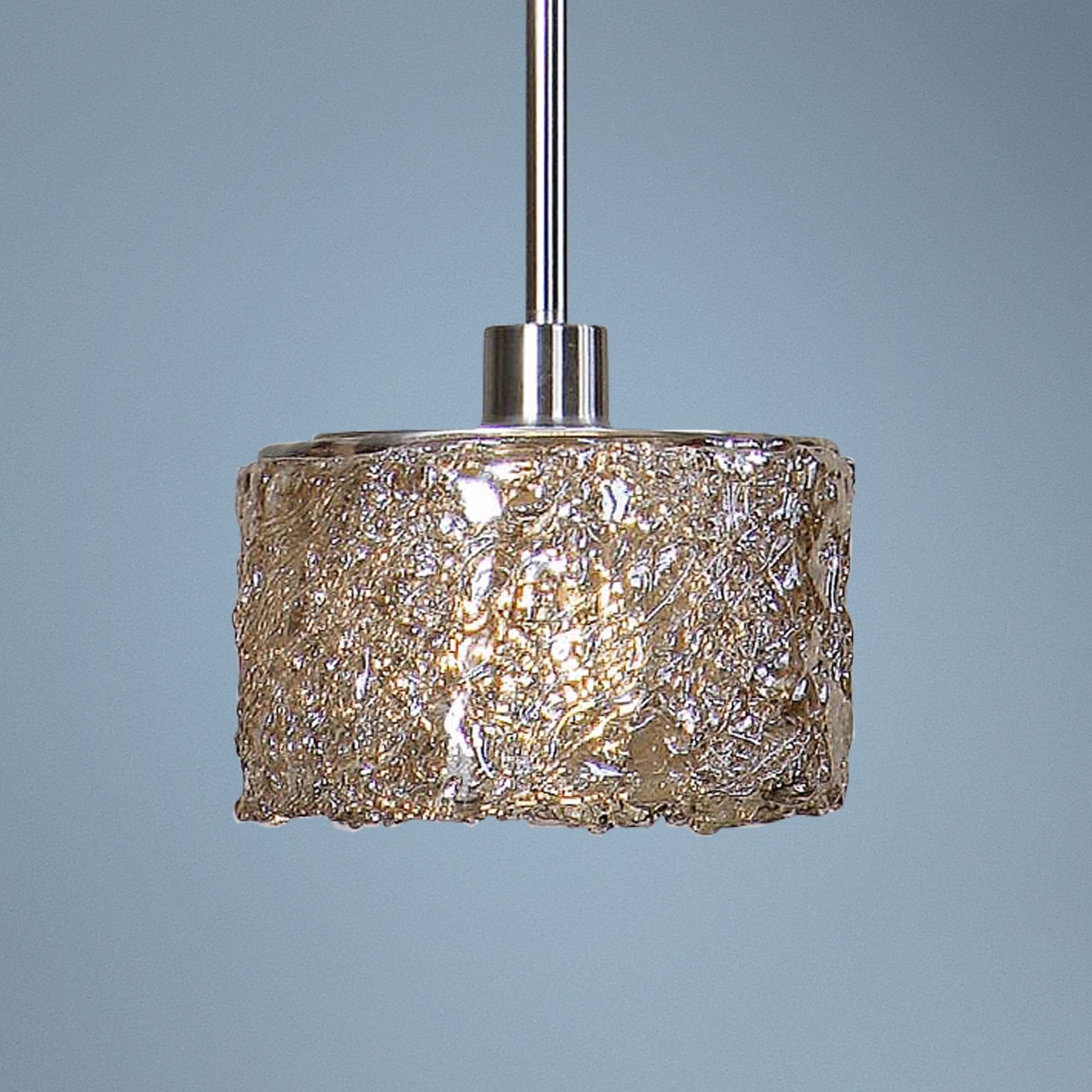 Uttermost Terumi Spun Glass 1-Light Mini Pendant Light