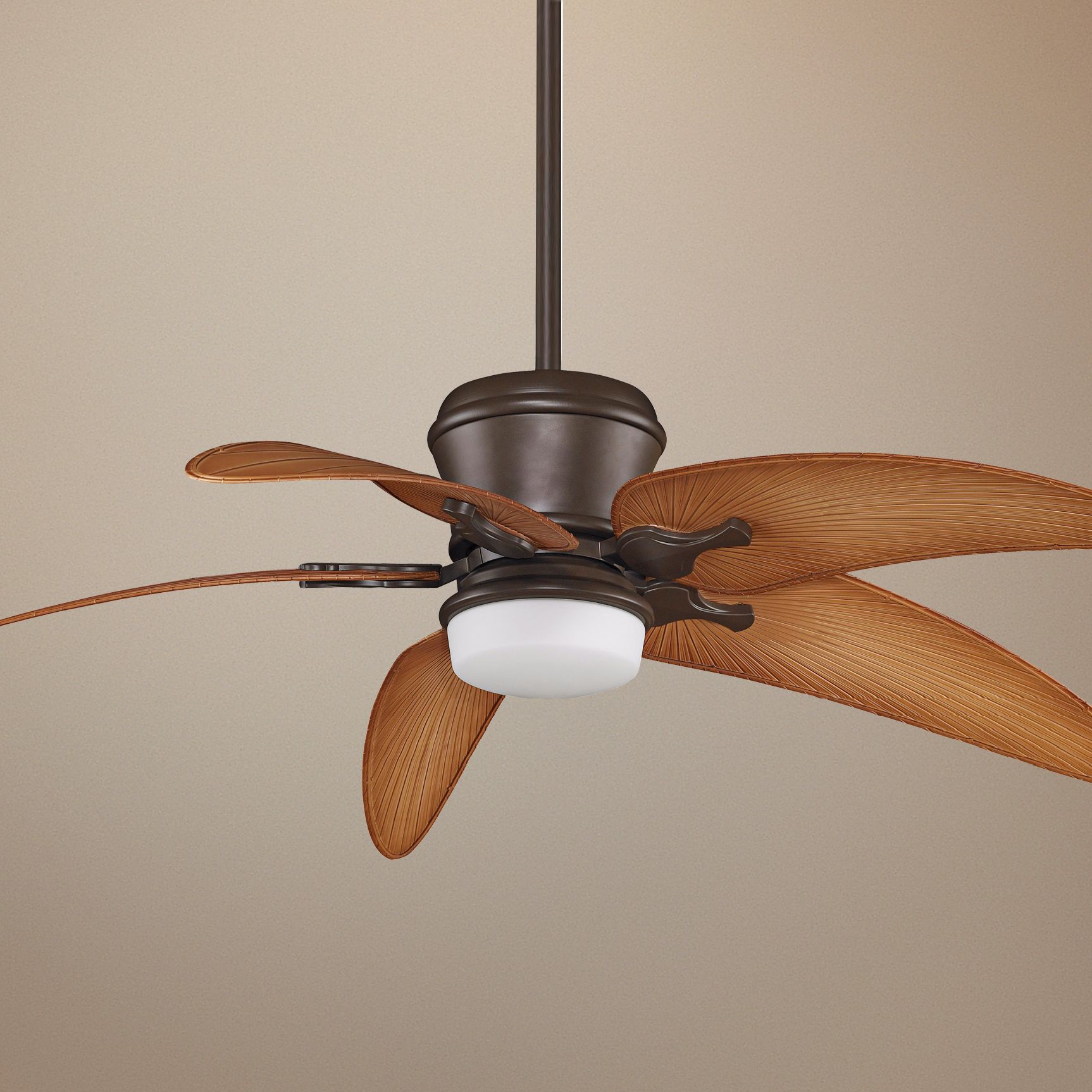 52" Fanimation Sandella Narrow Palm Blades Ceiling Fan