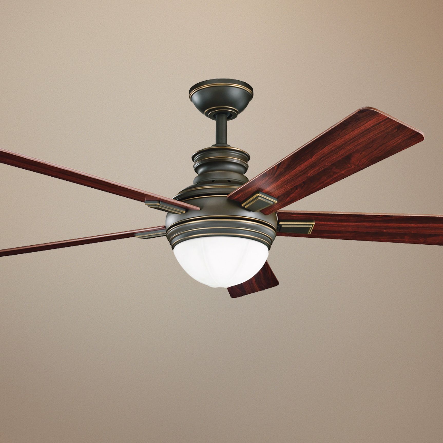 52" Kichler Brookfield Oiled Bronze Ceiling Fan