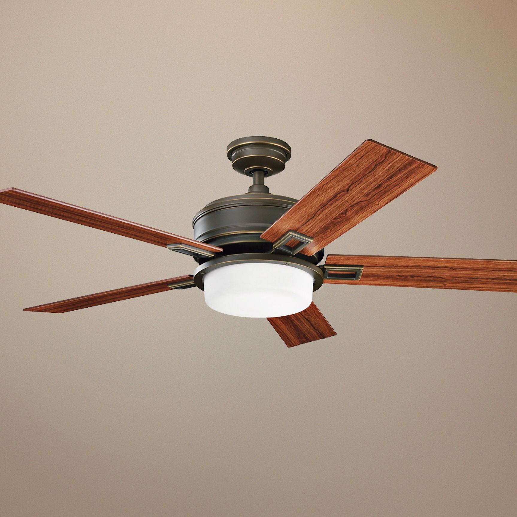 52" Kichler Talbot Oiled Bronze Ceiling Fan