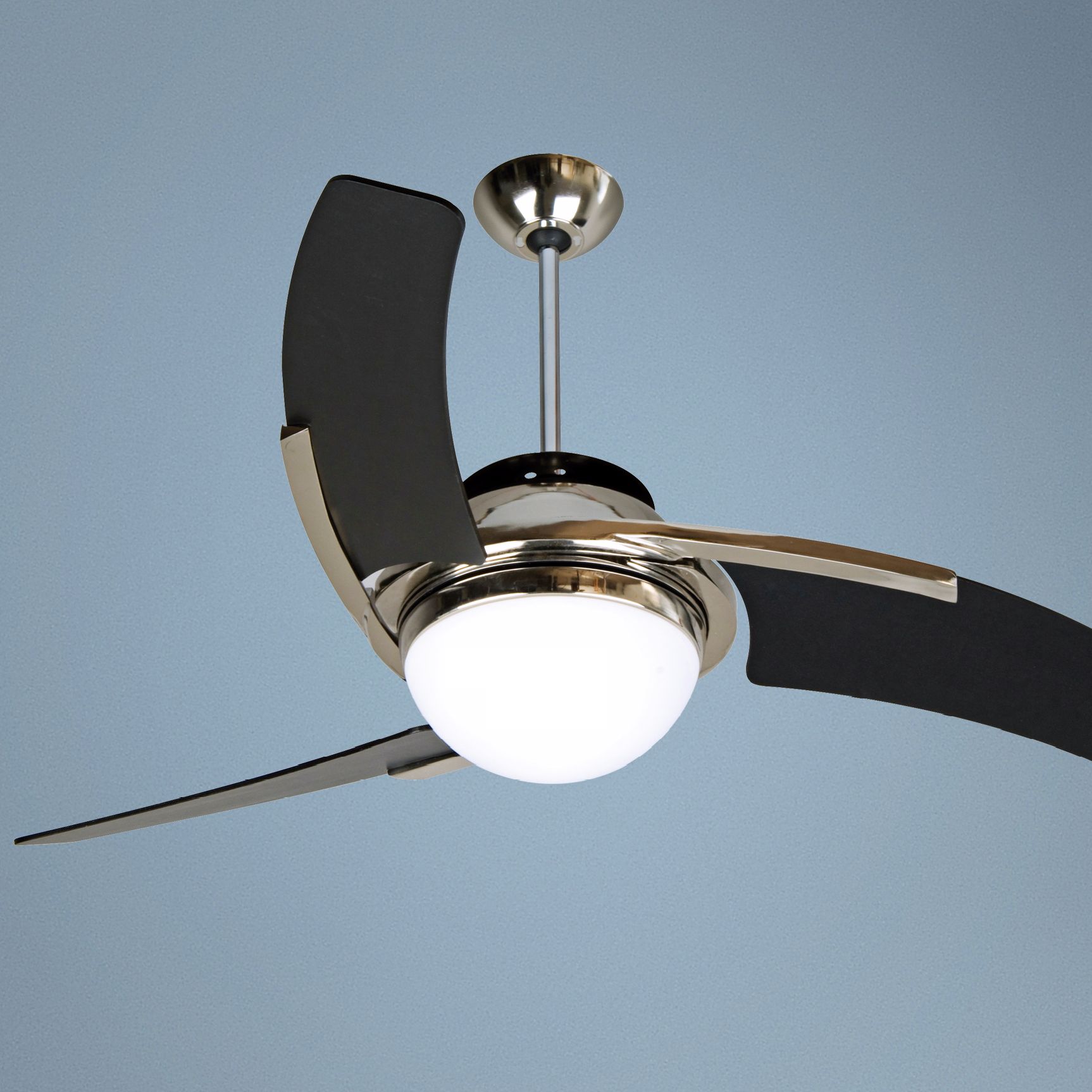 54" Craftmade Juna Polished Nickel Ceiling Fan