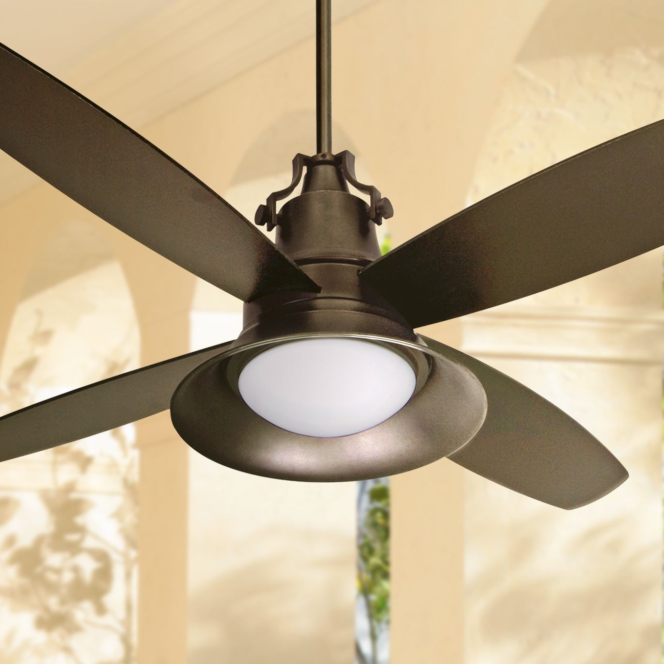 52 Craftmade Union Oiled Bronze Wet Location Ceiling Fan T4048