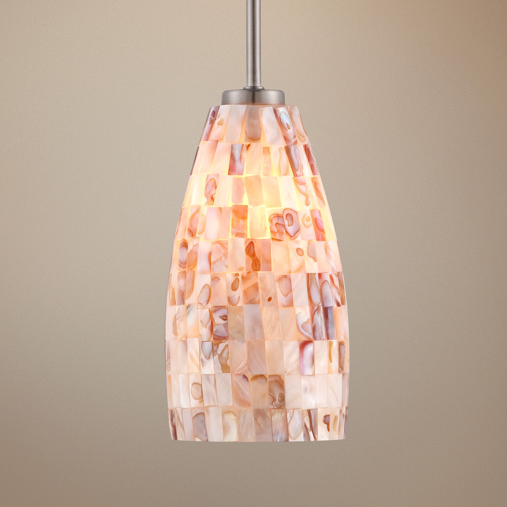 Mother of Pearl Mini Pendant Light