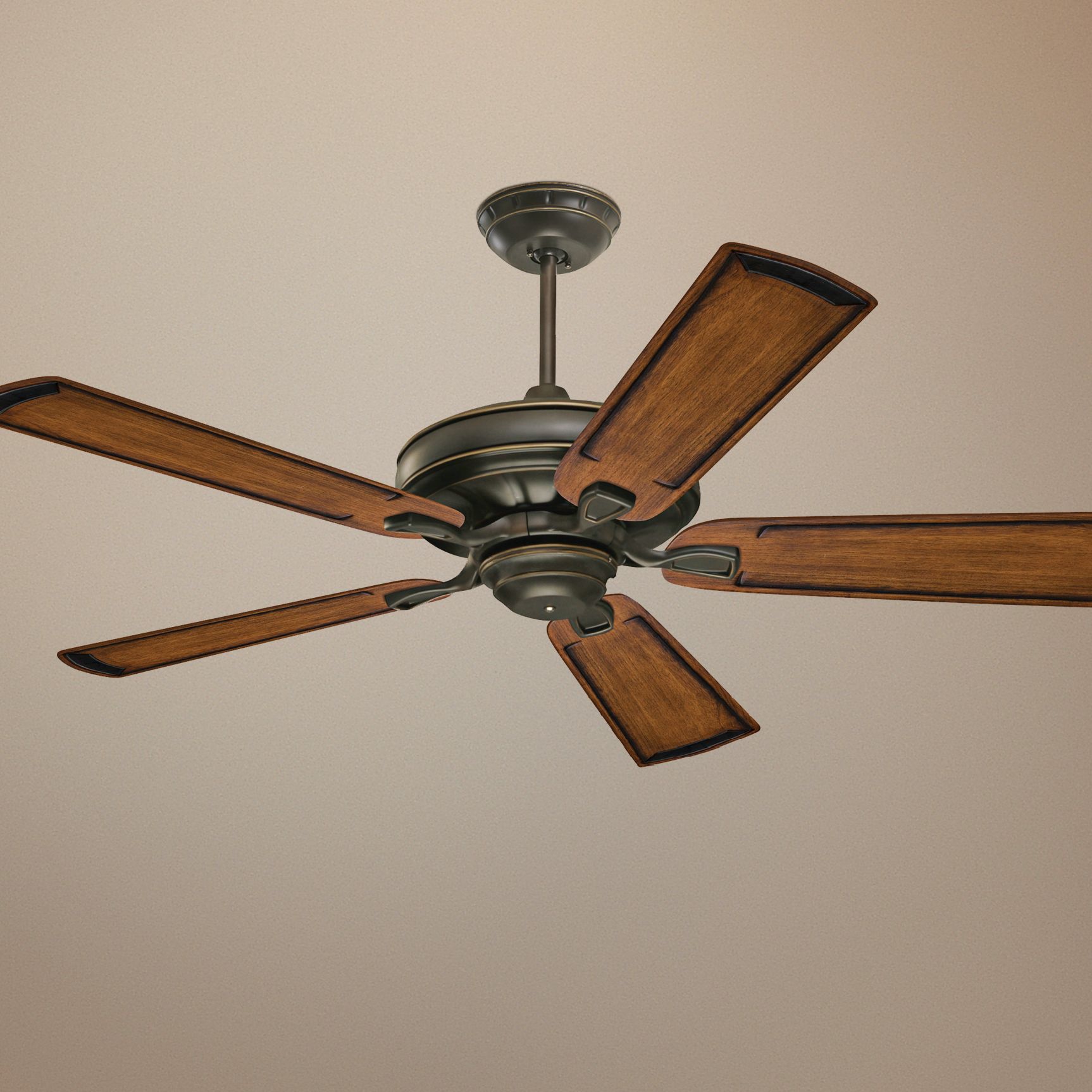 60" Emerson Carrera Grande Golden Espresso Ceiling Fan