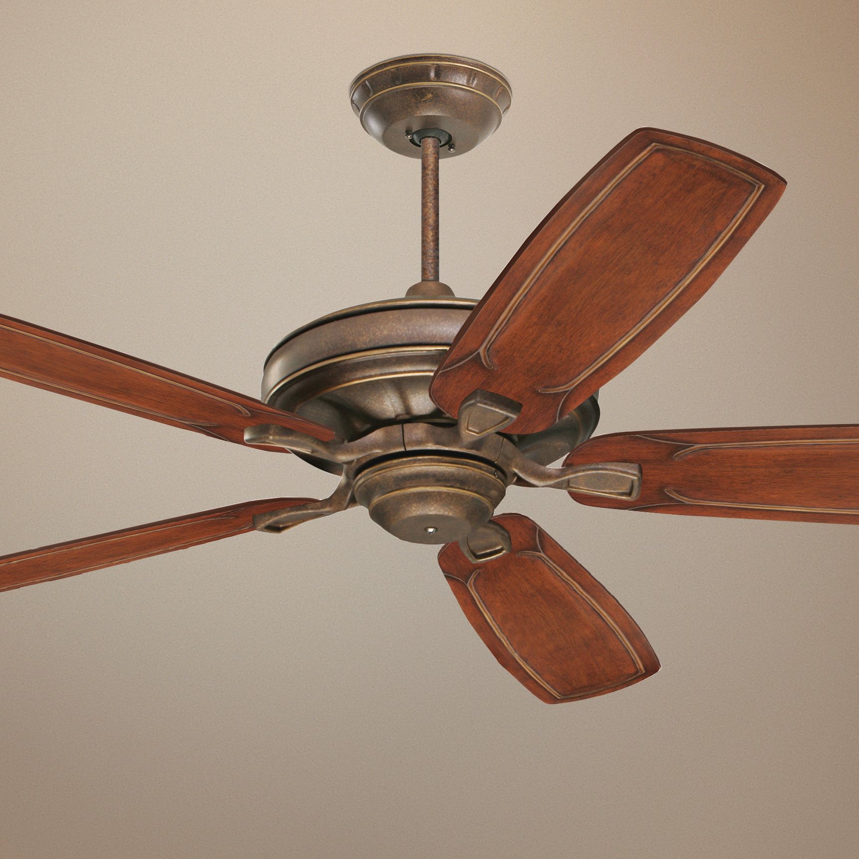 60" Emerson  Carrera Grande Gilded Bronze Ceiling Fan