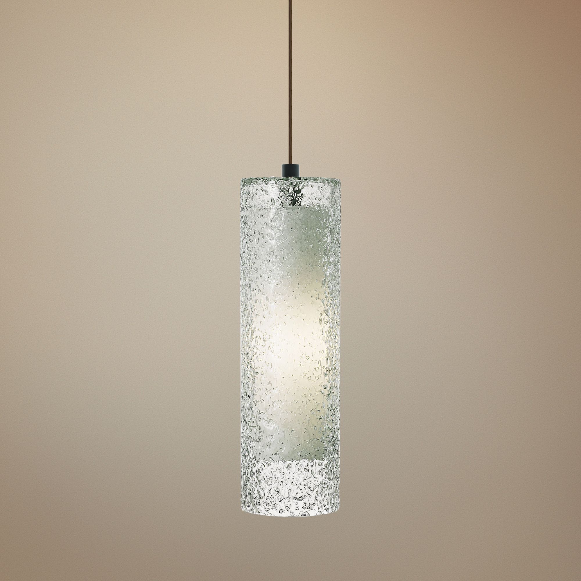 LBL Rock Candy Clear Glass 4 3/4" Wide Pendant Light
