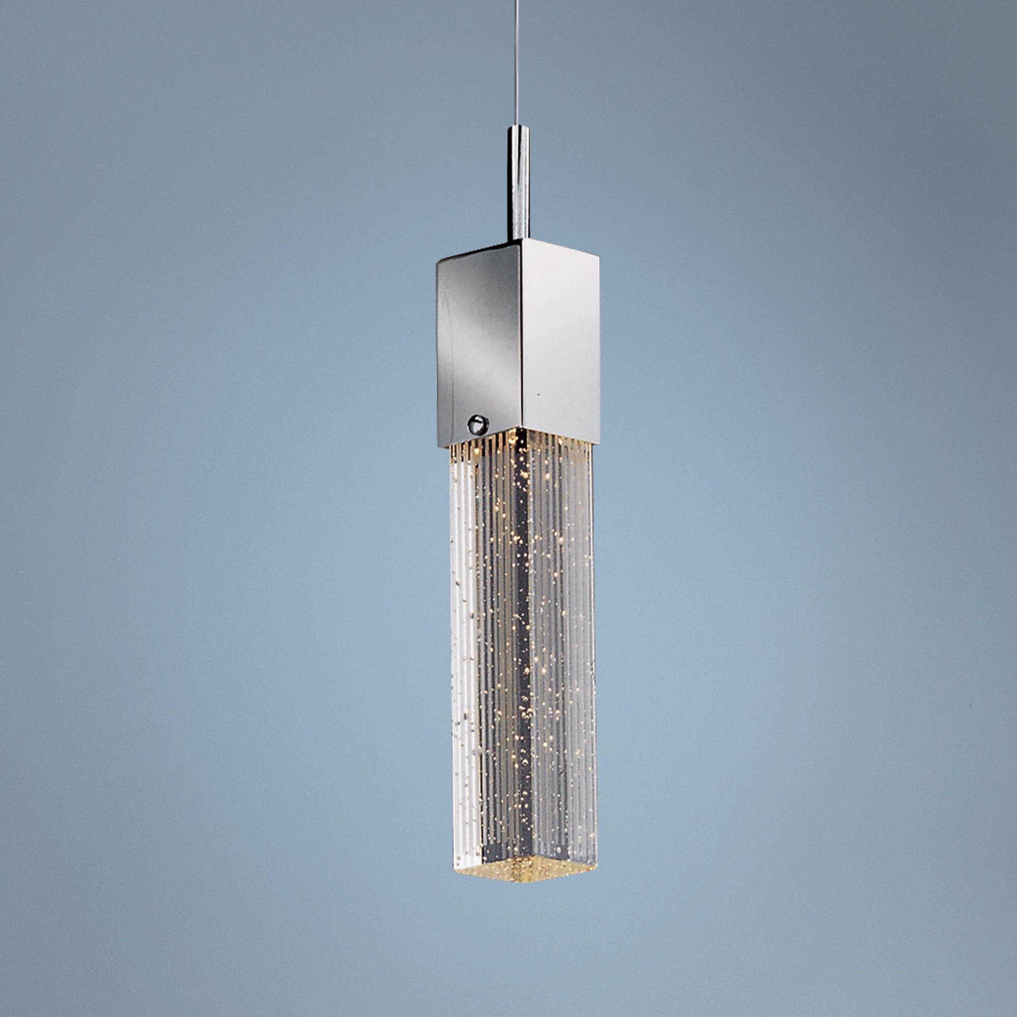 ET2 Fizz Collection 4 3/4" Wide Chrome Pendant Light