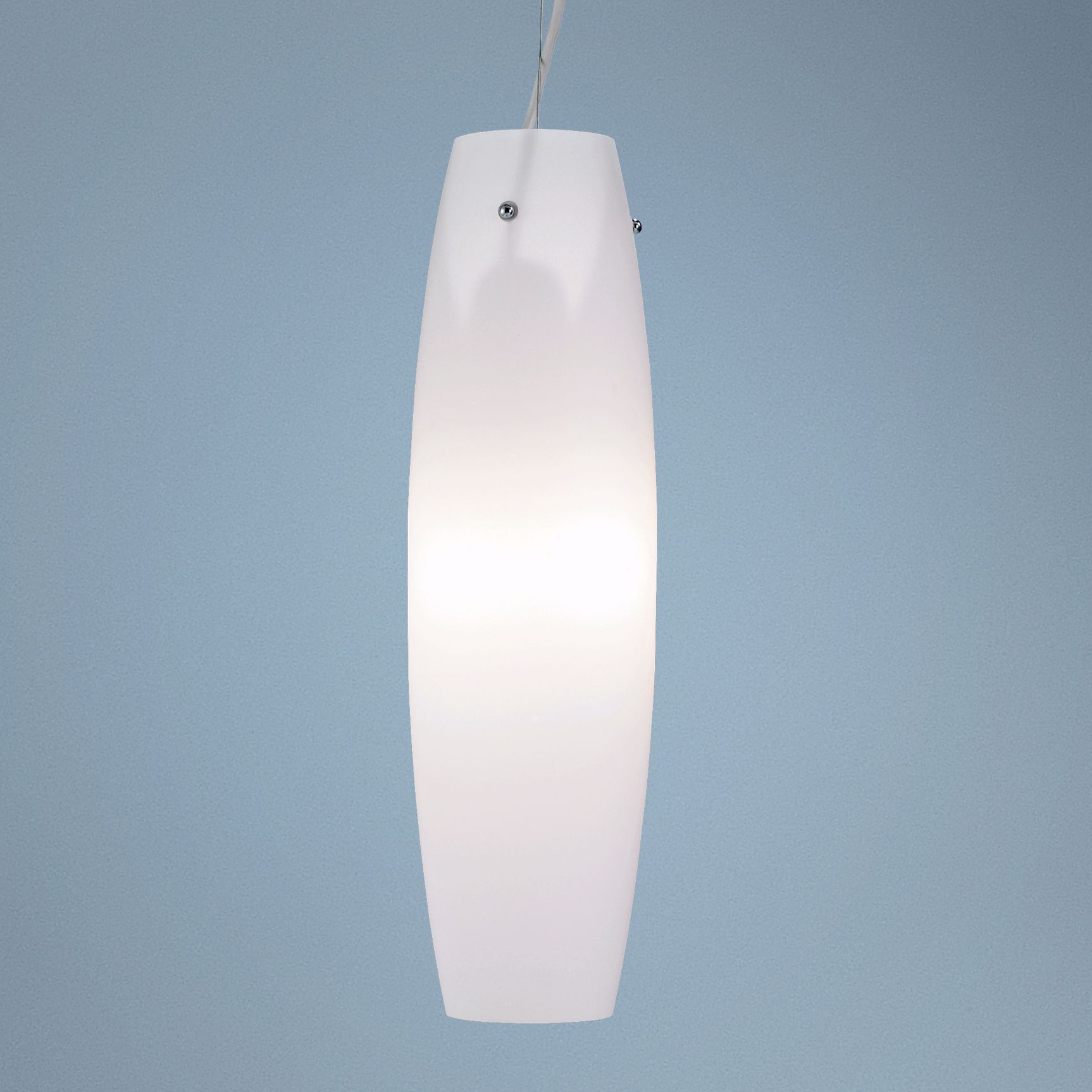 Serena 5 3/4" Wide Chrome and Glass Pendant Light