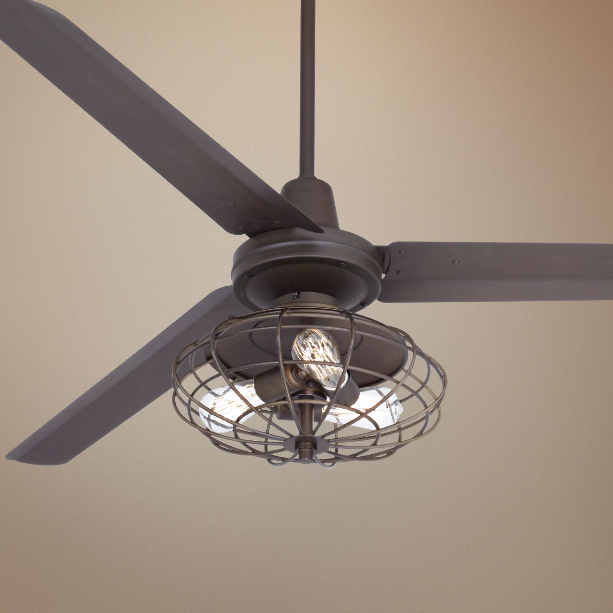 60" Turbina Industrial Oil-Rubbed Bronze Ceiling Fan