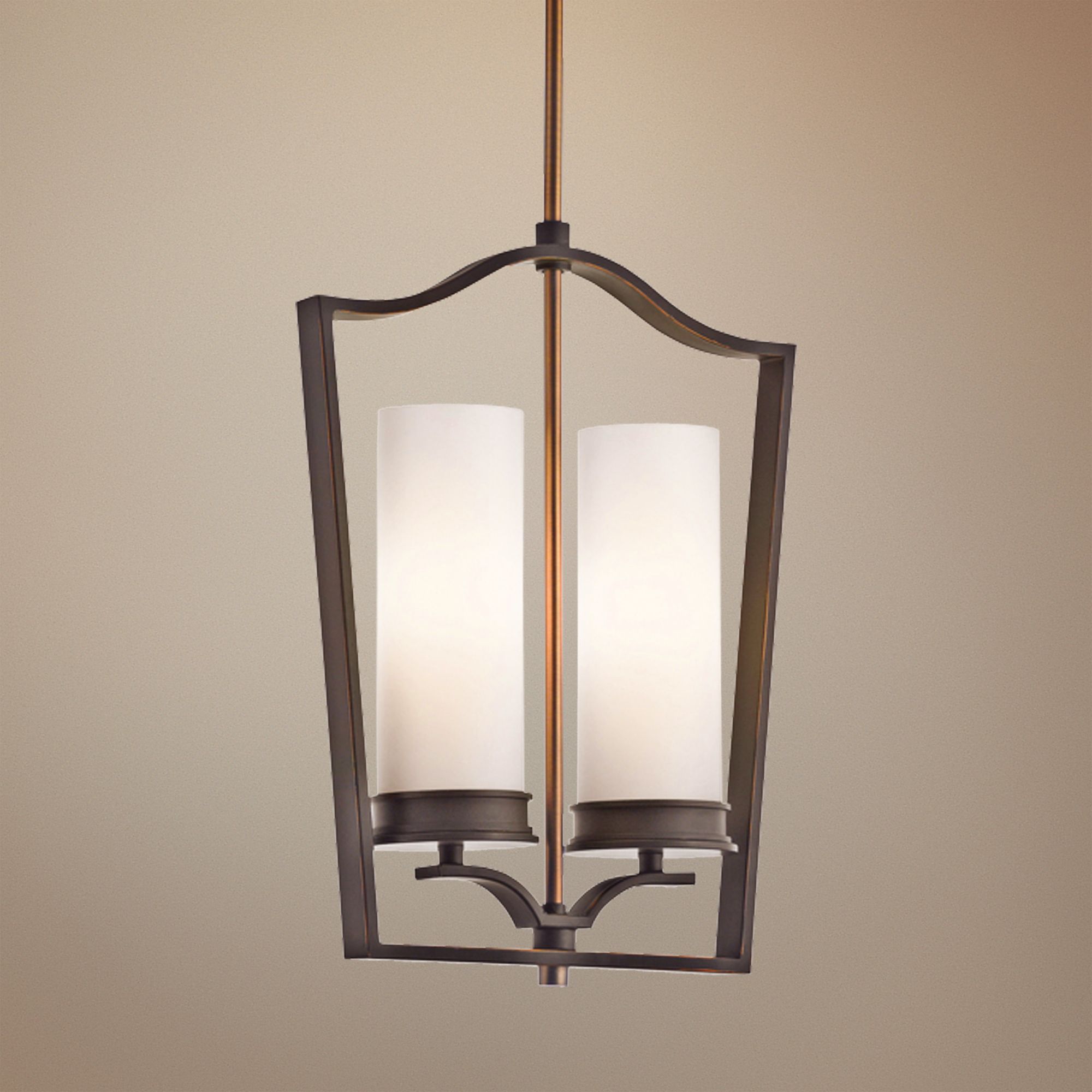 Kichler Aren Old Bronze 14" Wide 2-Light Chandelier