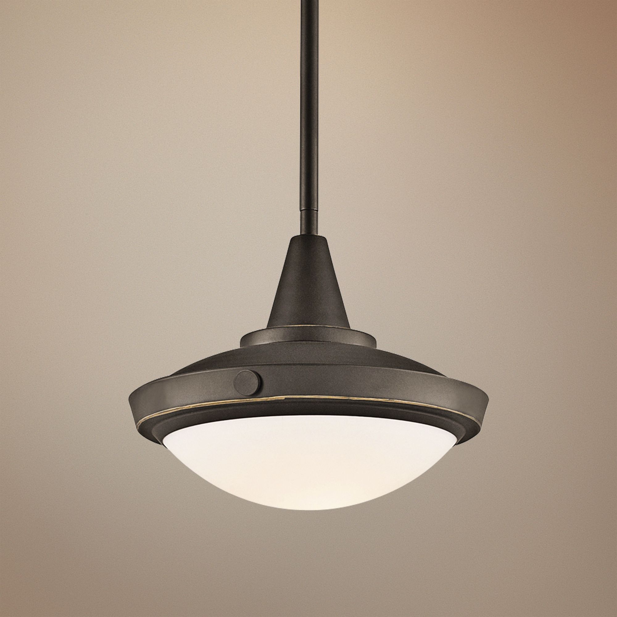 Kichler Fremont Olde Bronze 9" Wide Semi-Flush/Mini Pendant