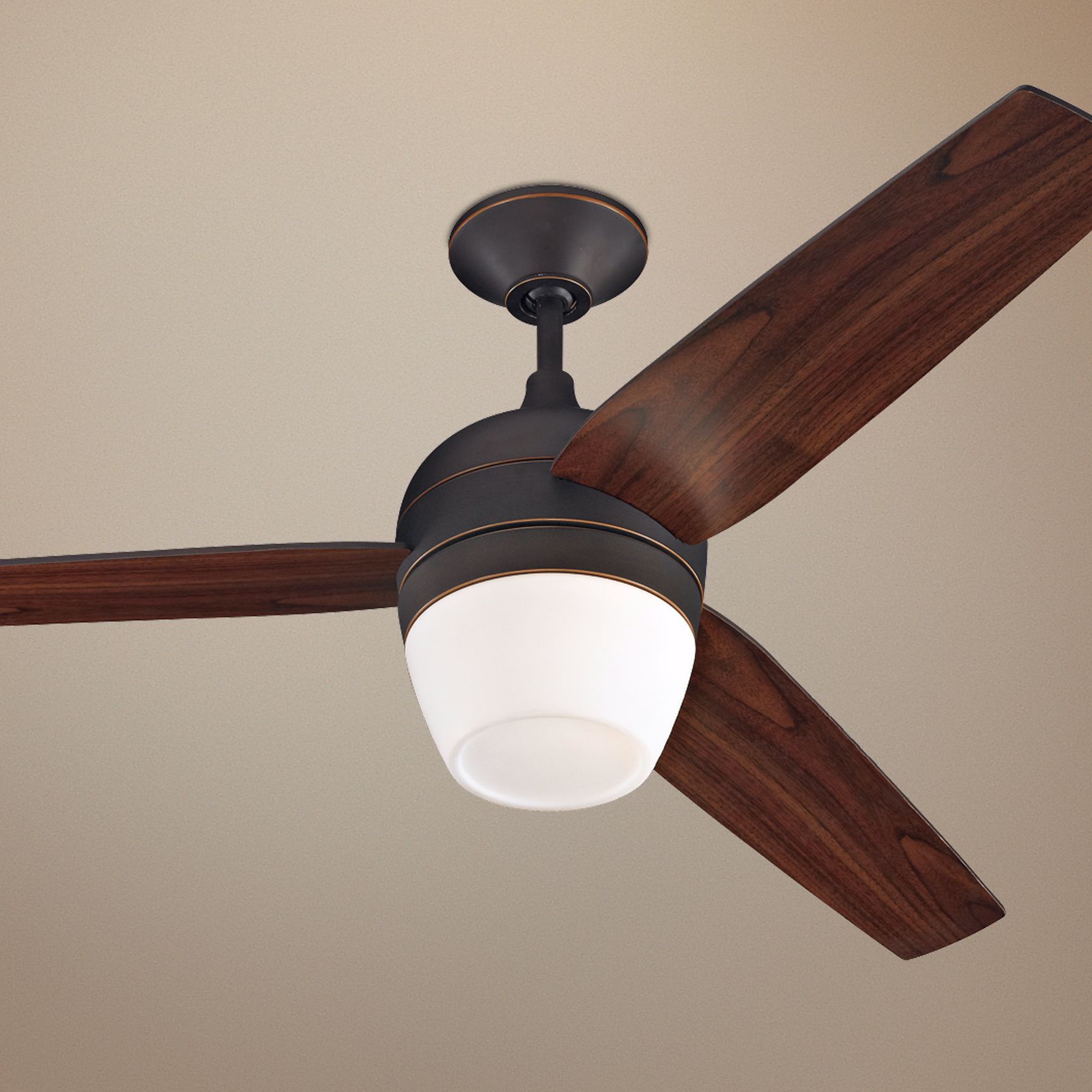 52" Monte Carlo Merlot Roman Ceiling Fan with Light Kit