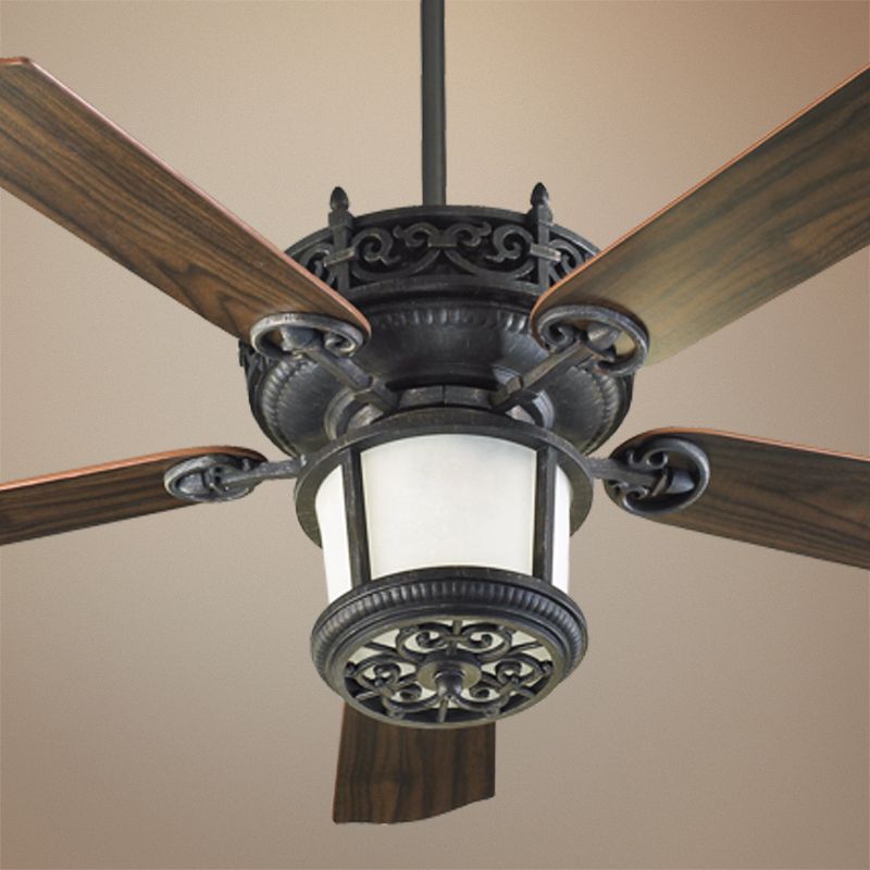 52" Quorum Marbella Charcoal Finish Ceiling Fan