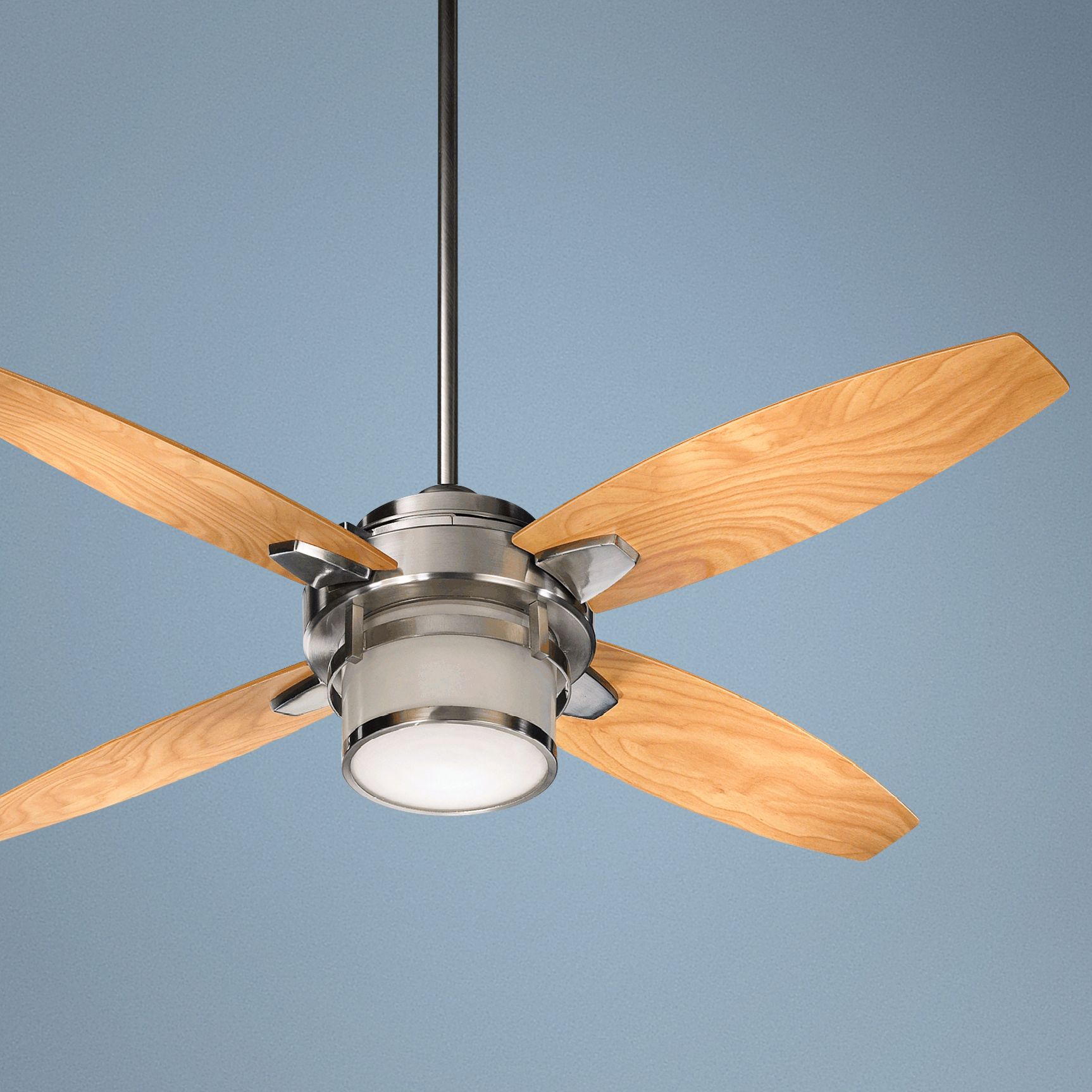 52" Quorum Alta Satin Nickel Ceiling Fan