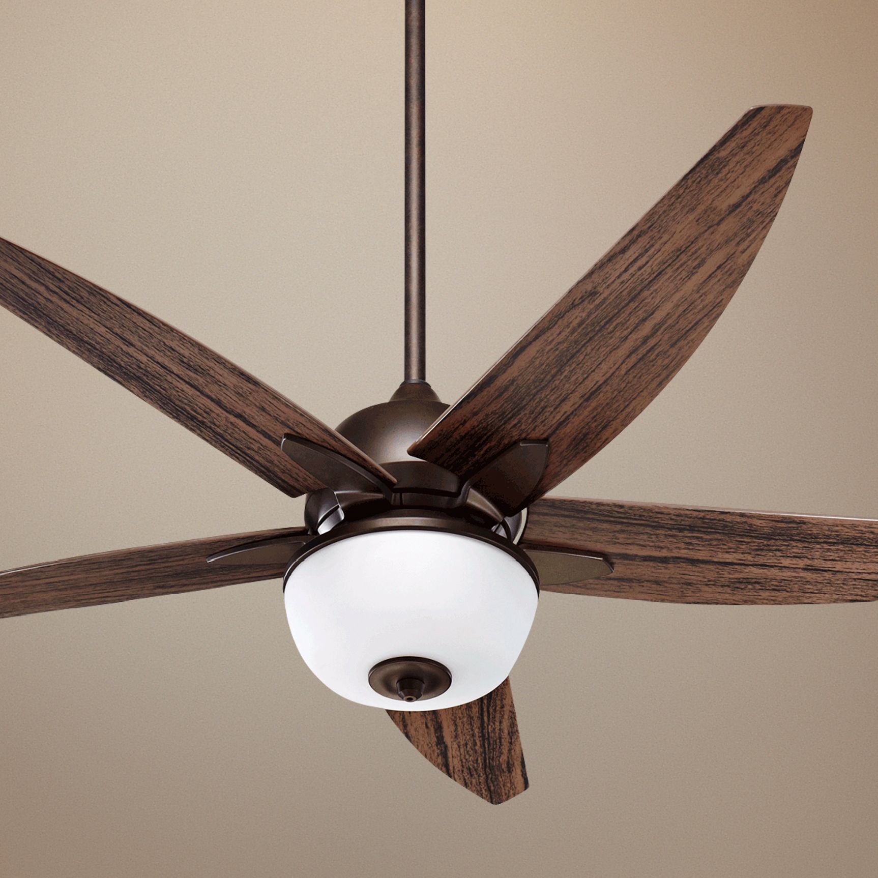 52" Quorum Rockwall Patio Oiled Bronze Ceiling Fan