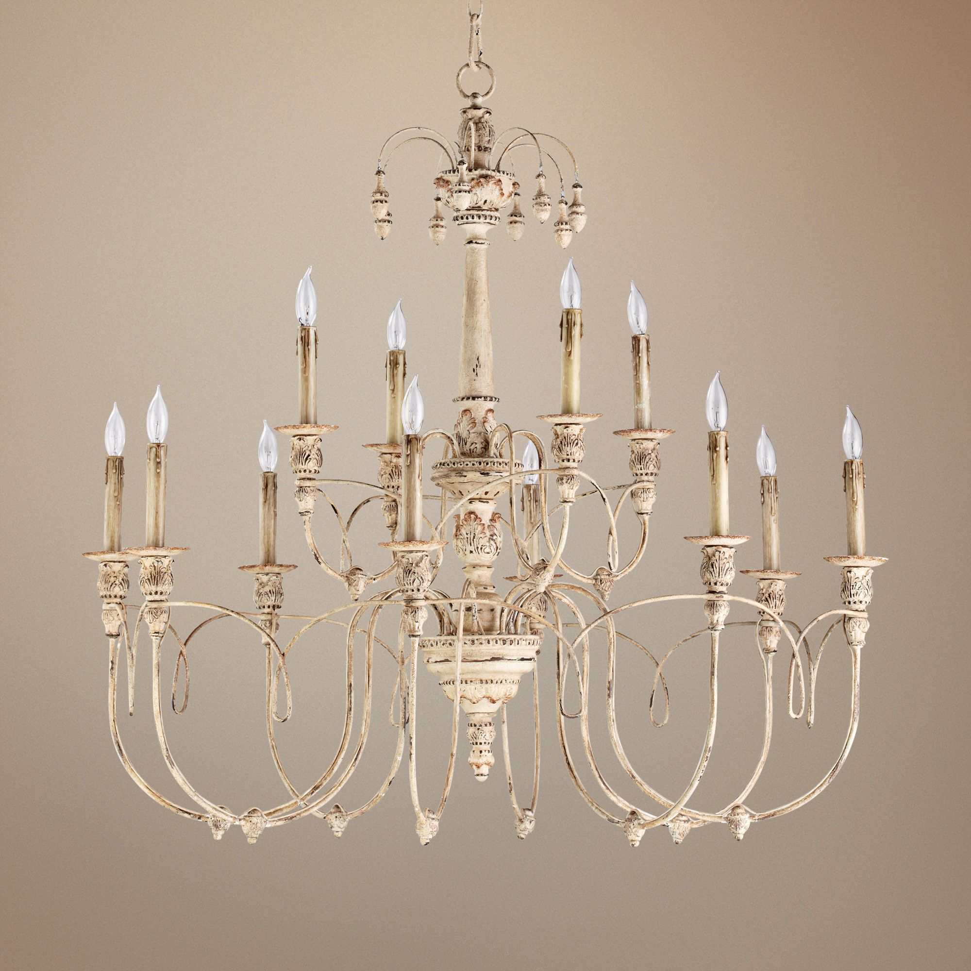 Quorum Salento 12-Light 39" Wide Persian White Chandelier