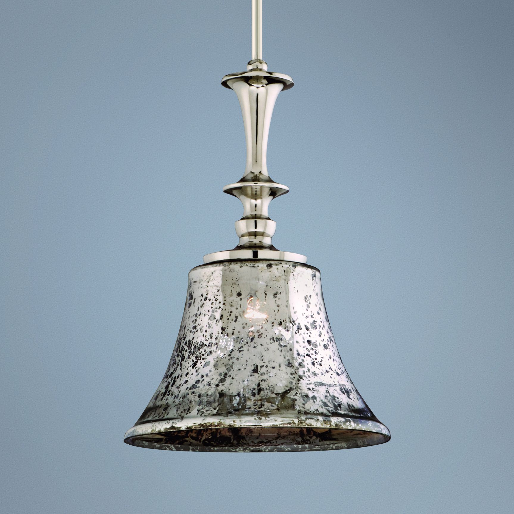 Argento Polished Nickel 14 1/2" Wide Corbett Pendant Light