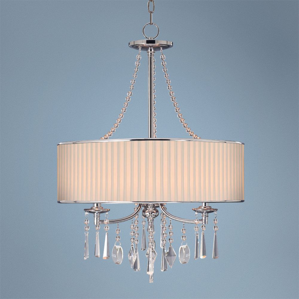Echelon Crystals and Bridal Shade 21" Wide Pendant Light