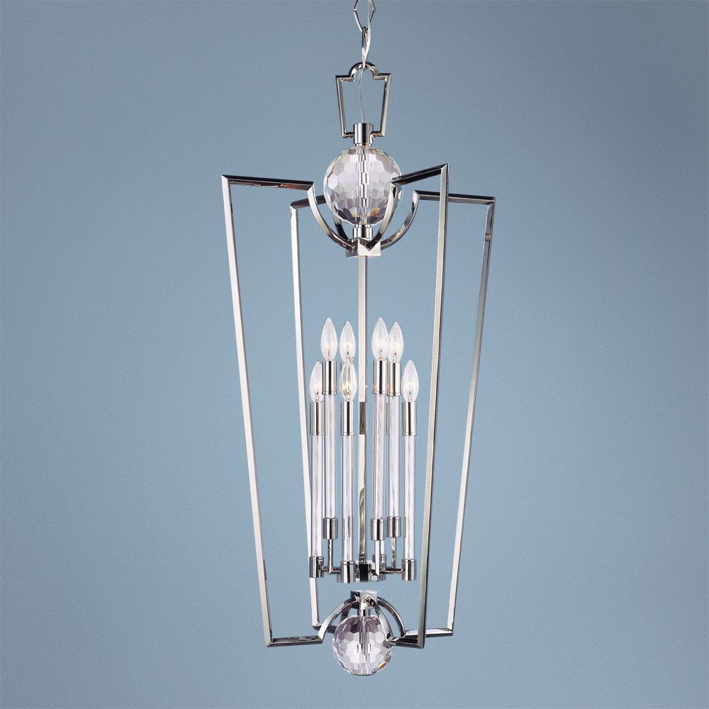 Hudson Valley Waterloo 8-Light Polished Nickel Chandelier