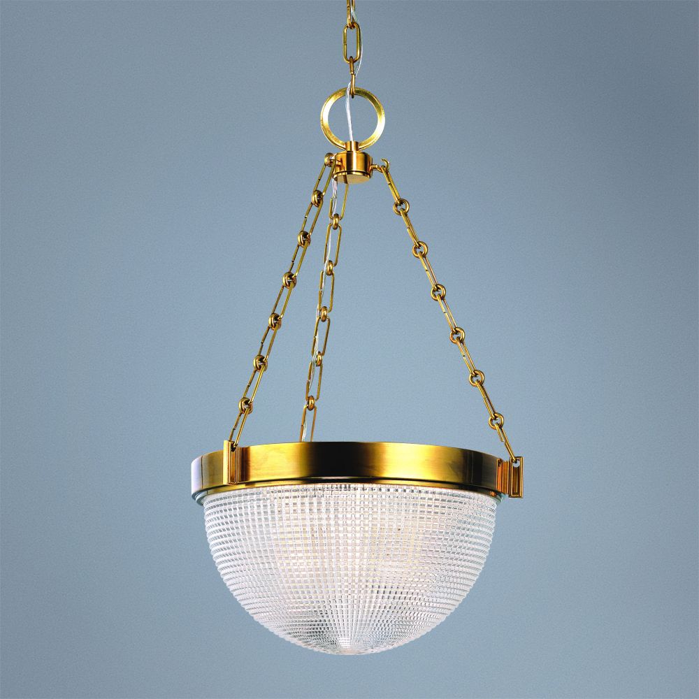 Hudson Valley Winfield 15 3/4" Wide Aged Brass Pendant Light
