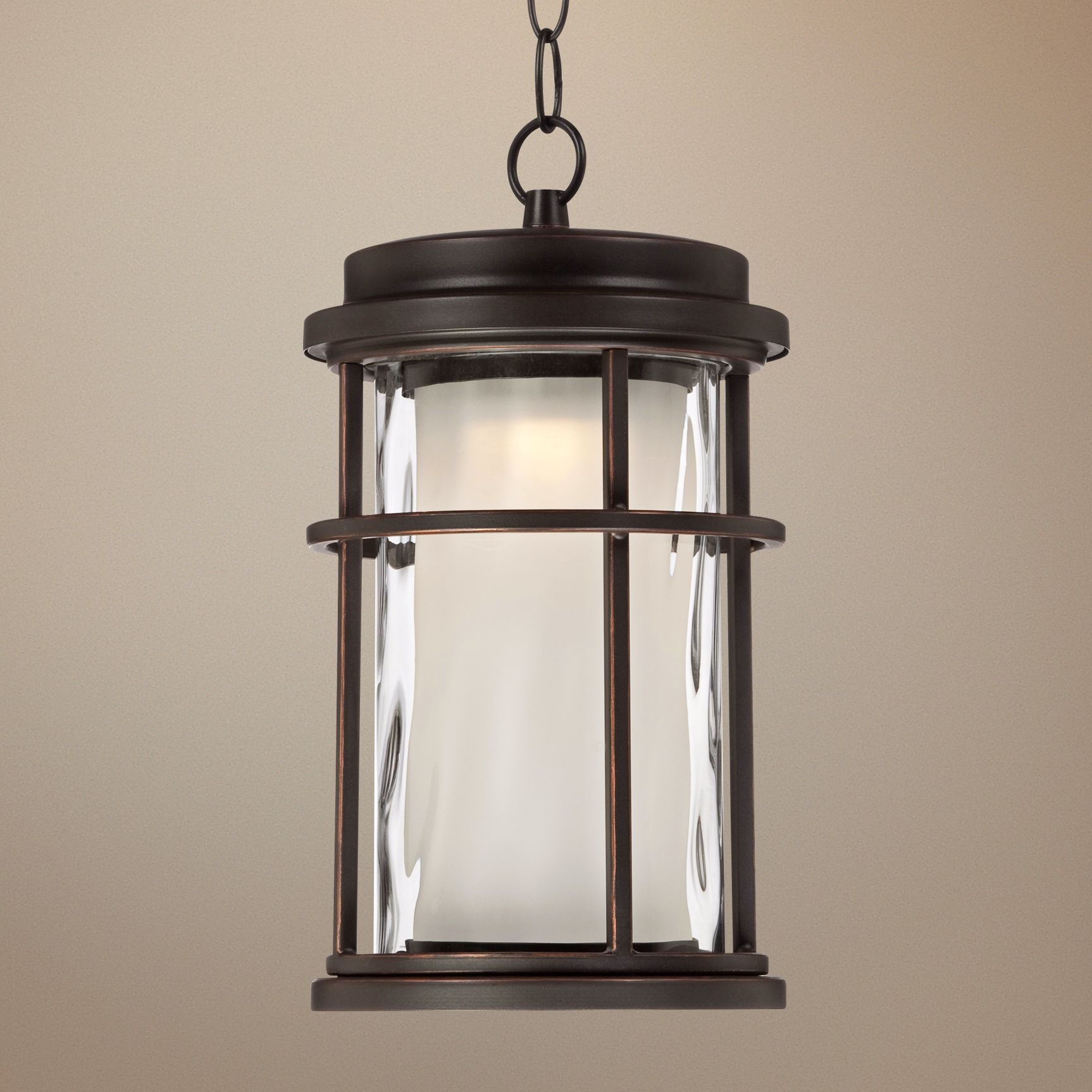 Park View Bronze 13" High LED Hanging Outdoor Light