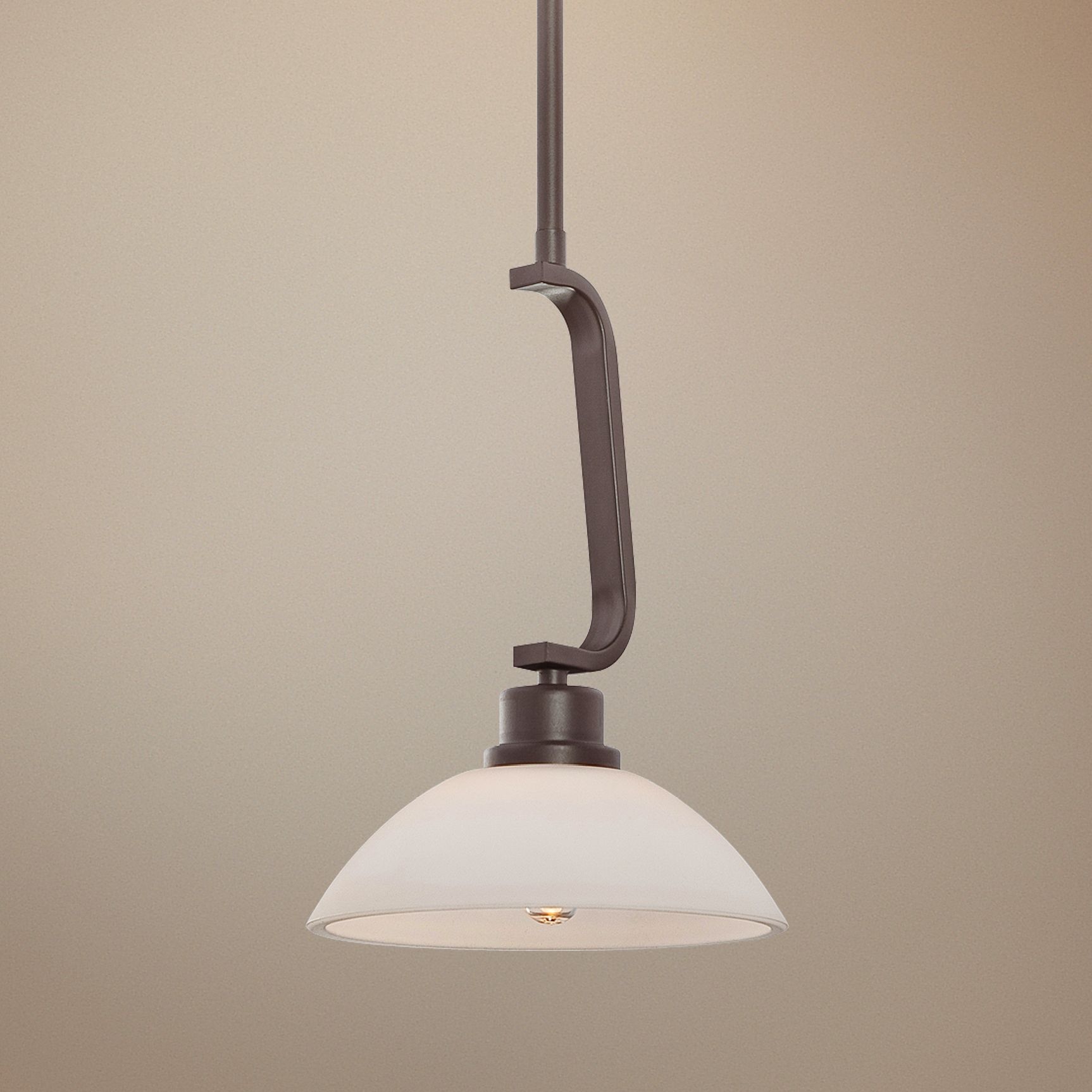 Quoizel Phoenix Western Bronze 8" Wide Mini Pendant Light
