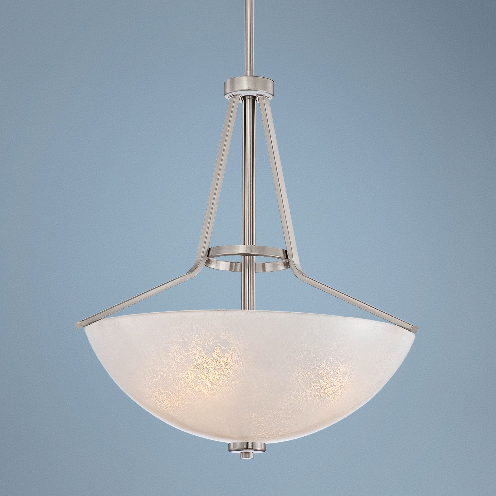 Phoenix Brushed Nickel 22 1/2" Wide Quoizel Pendant Light