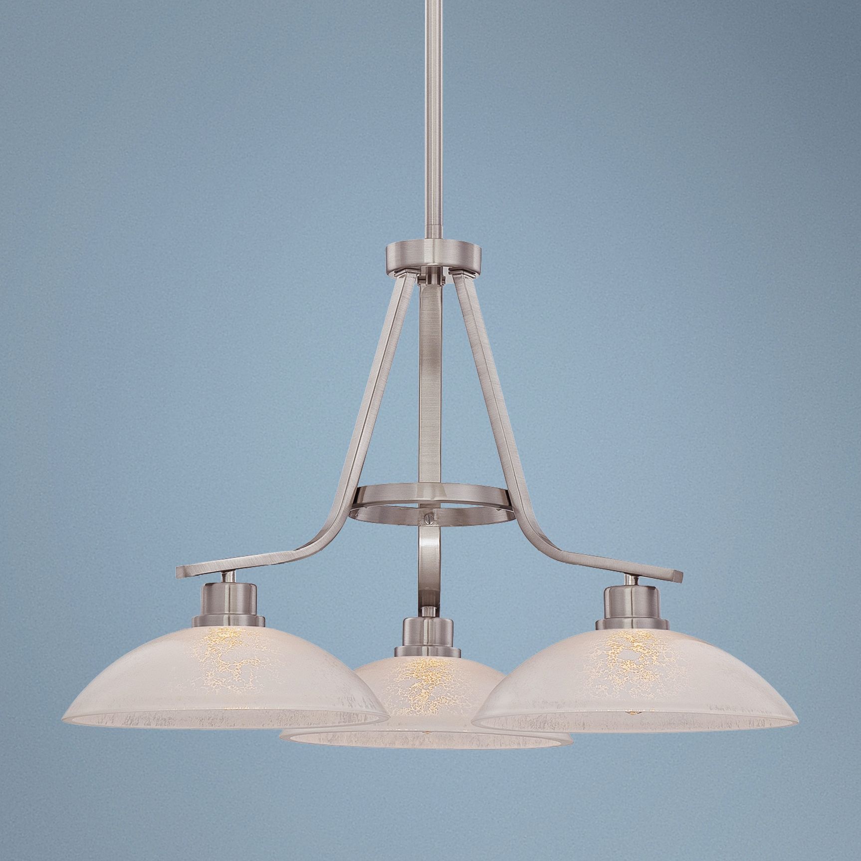 Phoenix Dinette Nickel 24 1/2" Wide Quoizel Chandelier