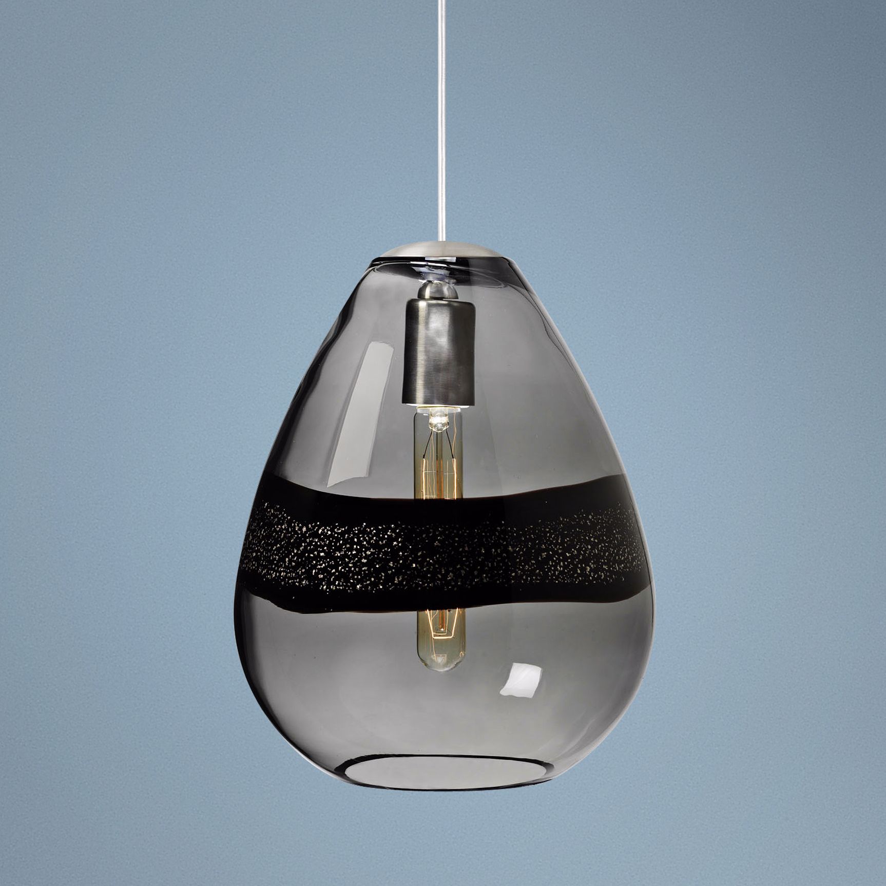 LBL Miyu Classic Gray 10" Wide Pendant Light