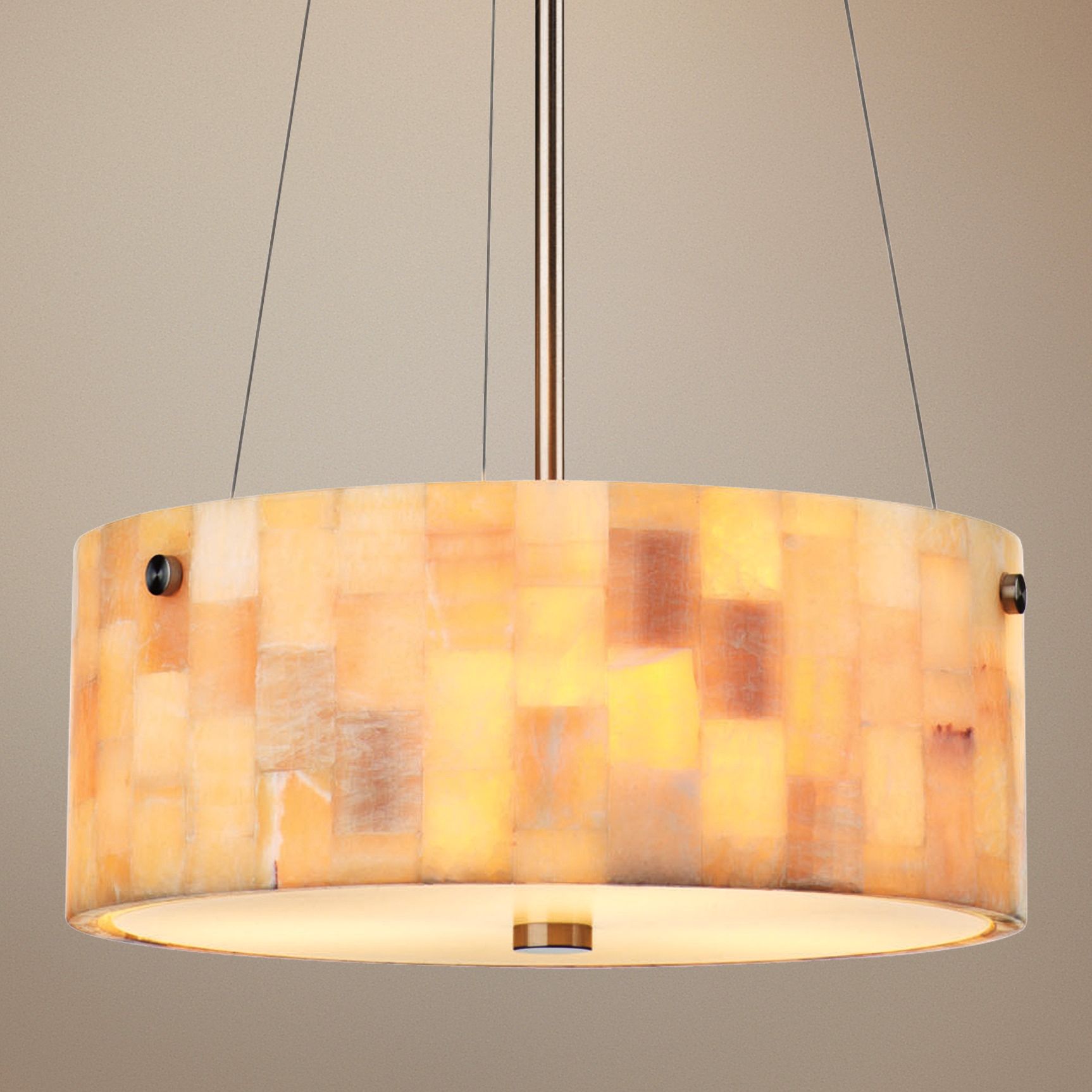Forecast Hudson 15" Wide Onyx Mosaic Pendant Light