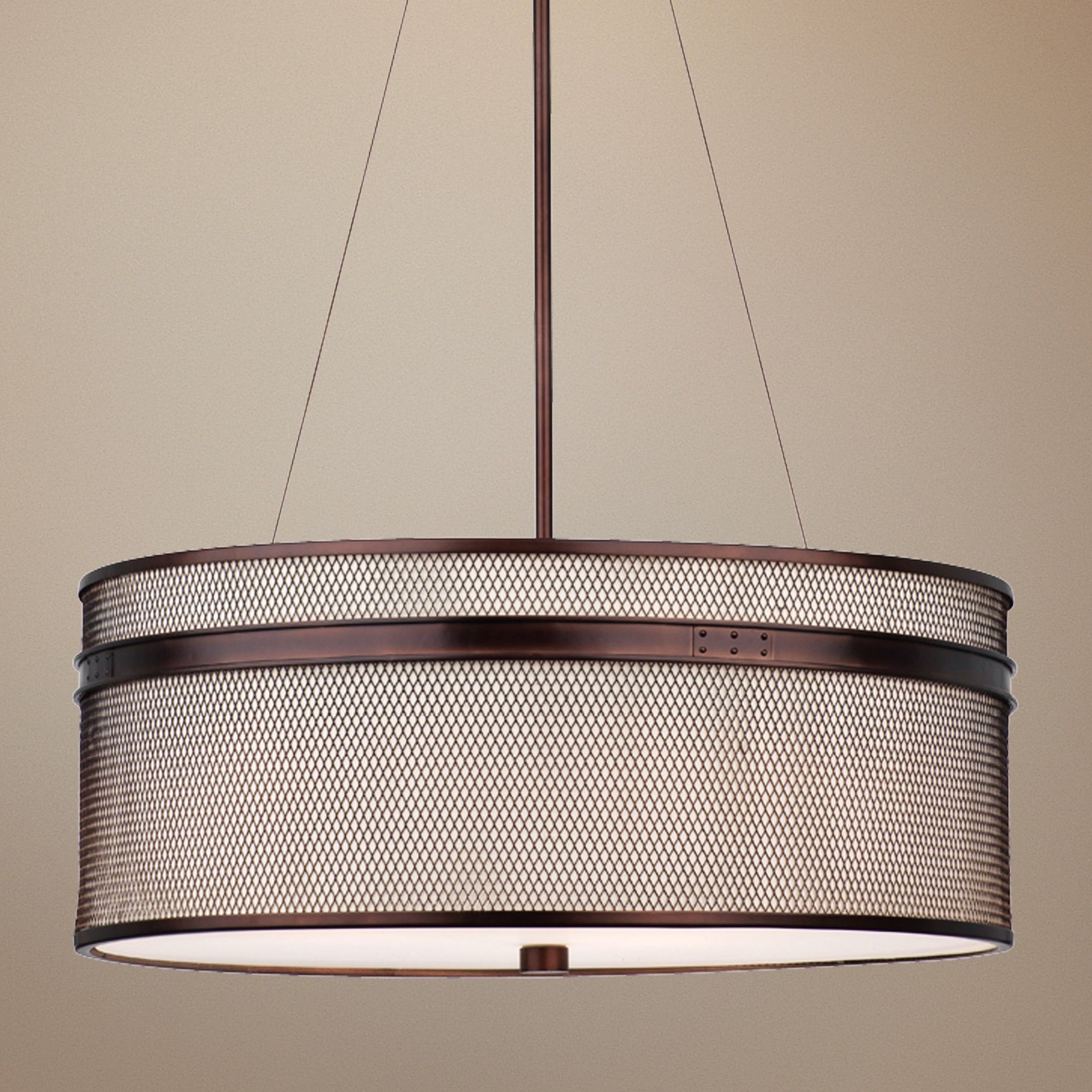 Forecast I Beam 24 1/2" Wide Merlot Bronze Pendant Light