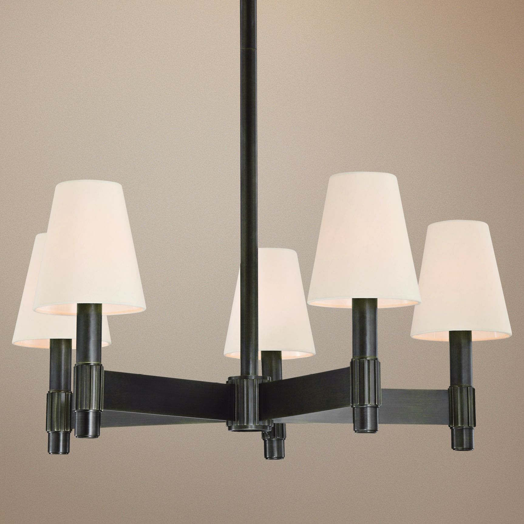 Hudson Valley Druid Hills 5-Light 29" Wide Bronze Chandelier