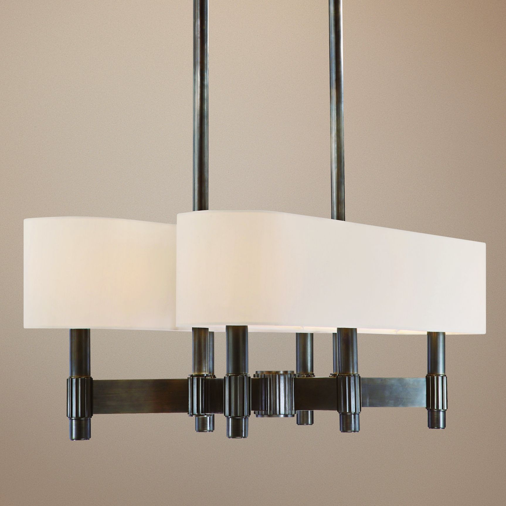Hudson Valley Druid Hills 37 1/2" Wide Bronze Island Light